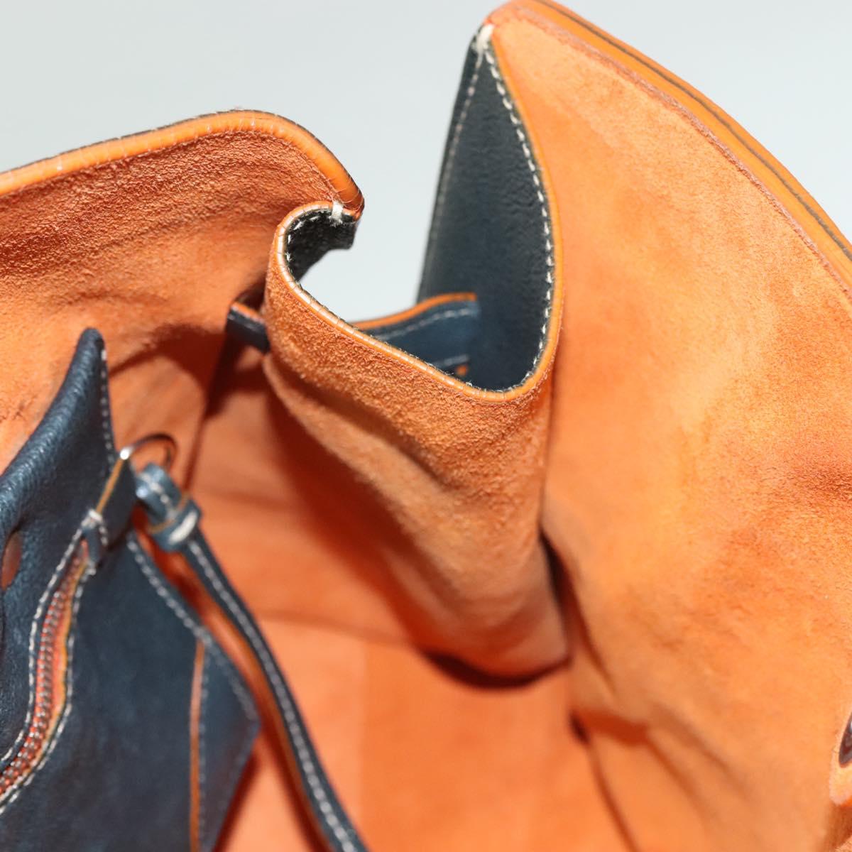 Early 2000s Miu Miu Leather Handbag — Black, Burnt Orange Suede Interior, Padlock & Clochette