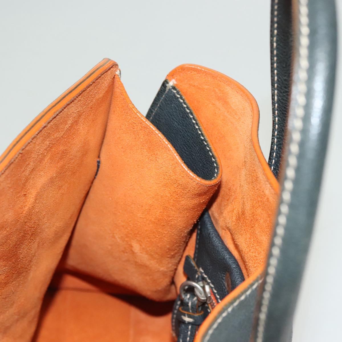 Early 2000s Miu Miu Leather Handbag — Black, Burnt Orange Suede Interior, Padlock & Clochette
