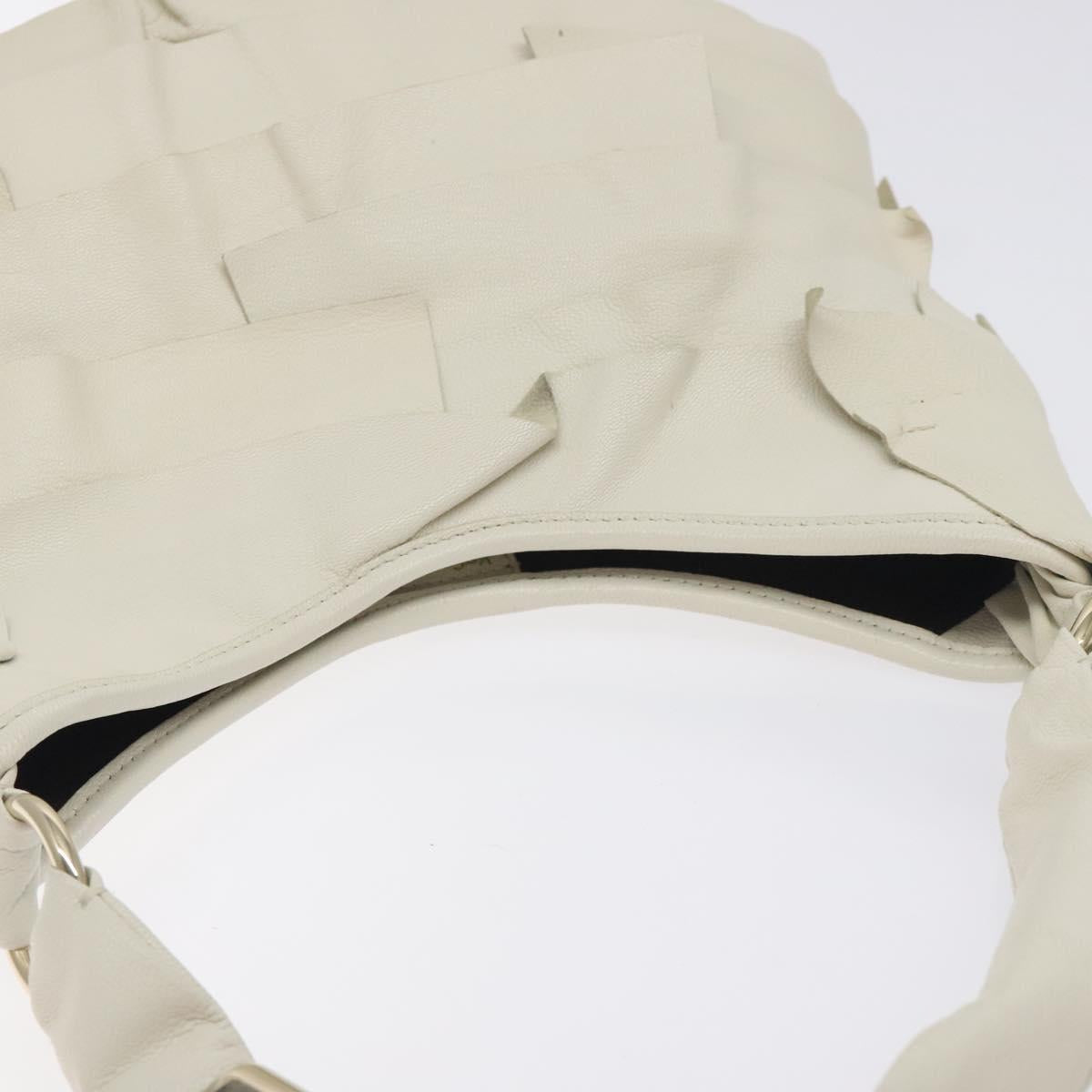 RARE Saint Tropez Leather Frill Bag