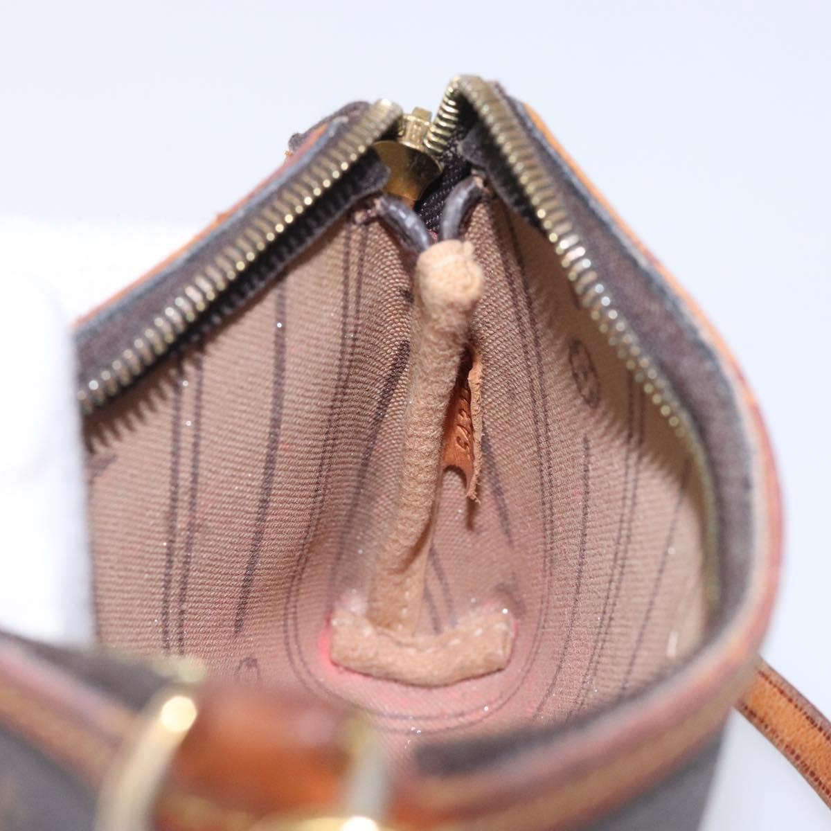 Louis Vuitton Mini Pochette Accessoires — Monogram Canvas, Gold Hardware, Made in France