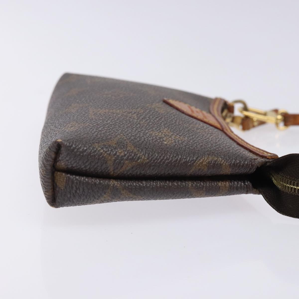 Louis Vuitton Mini Pochette Accessoires — Monogram Canvas, Gold Hardware, Made in France