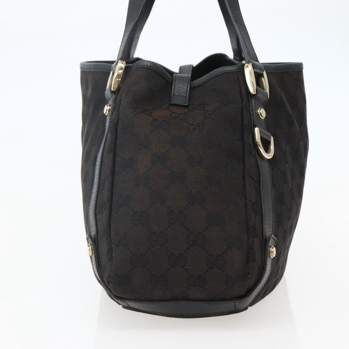 GG Abbey Tote — Black Monogram Canvas, Made in Italy