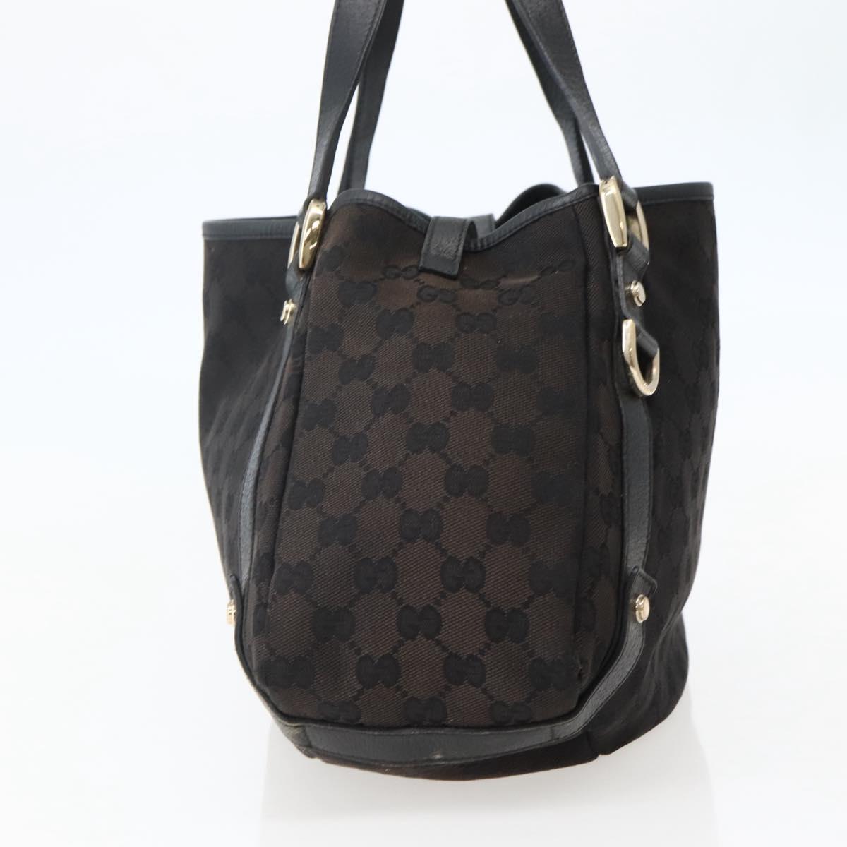 GG Abbey Tote — Black Monogram Canvas, Made in Italy
