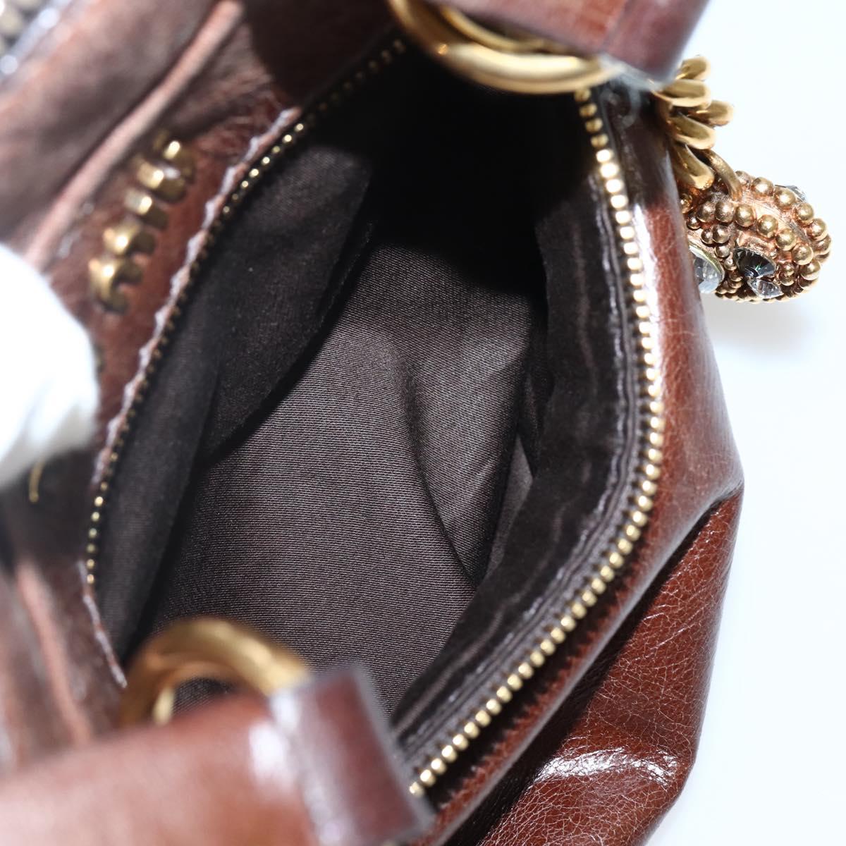 Studs Chocolate Brown Hand Bag