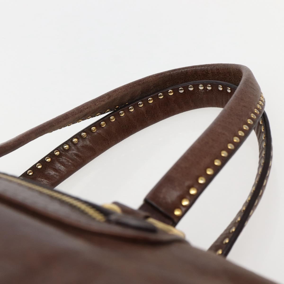 Studs Chocolate Brown Hand Bag