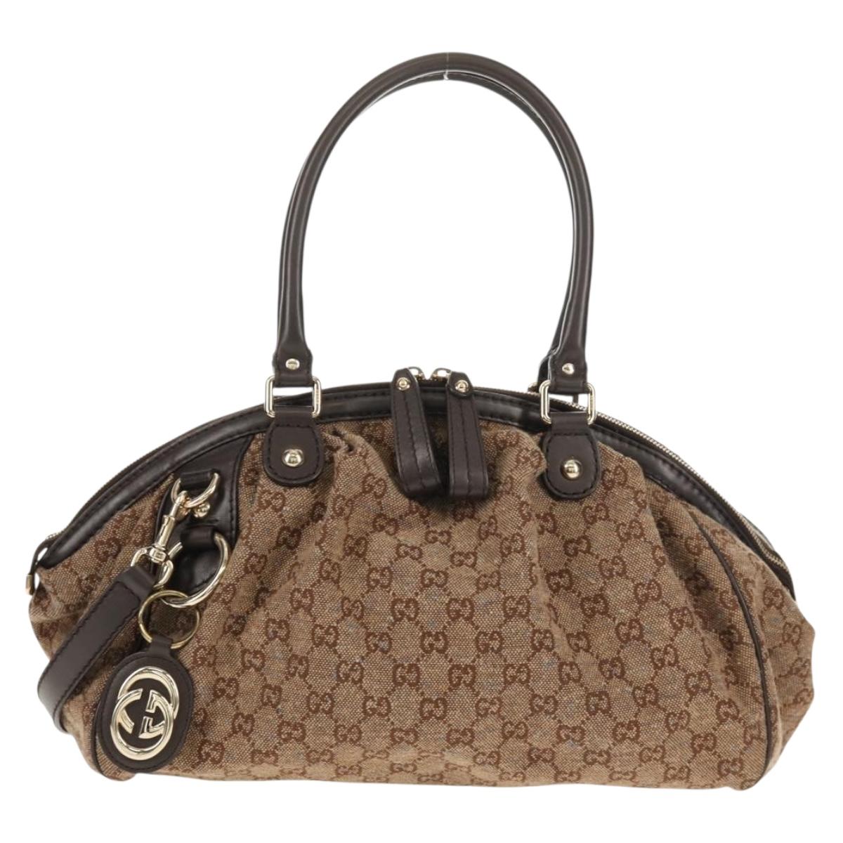 2010 Gucci Sukey GG Canvas Convertible Tote — Brown, 2-Way