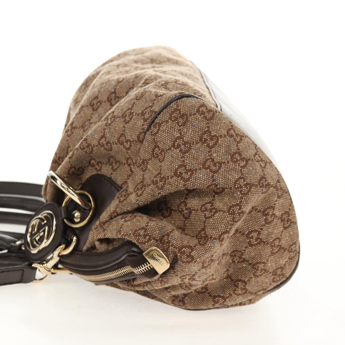 2010 Gucci Sukey GG Canvas Convertible Tote — Brown, 2-Way