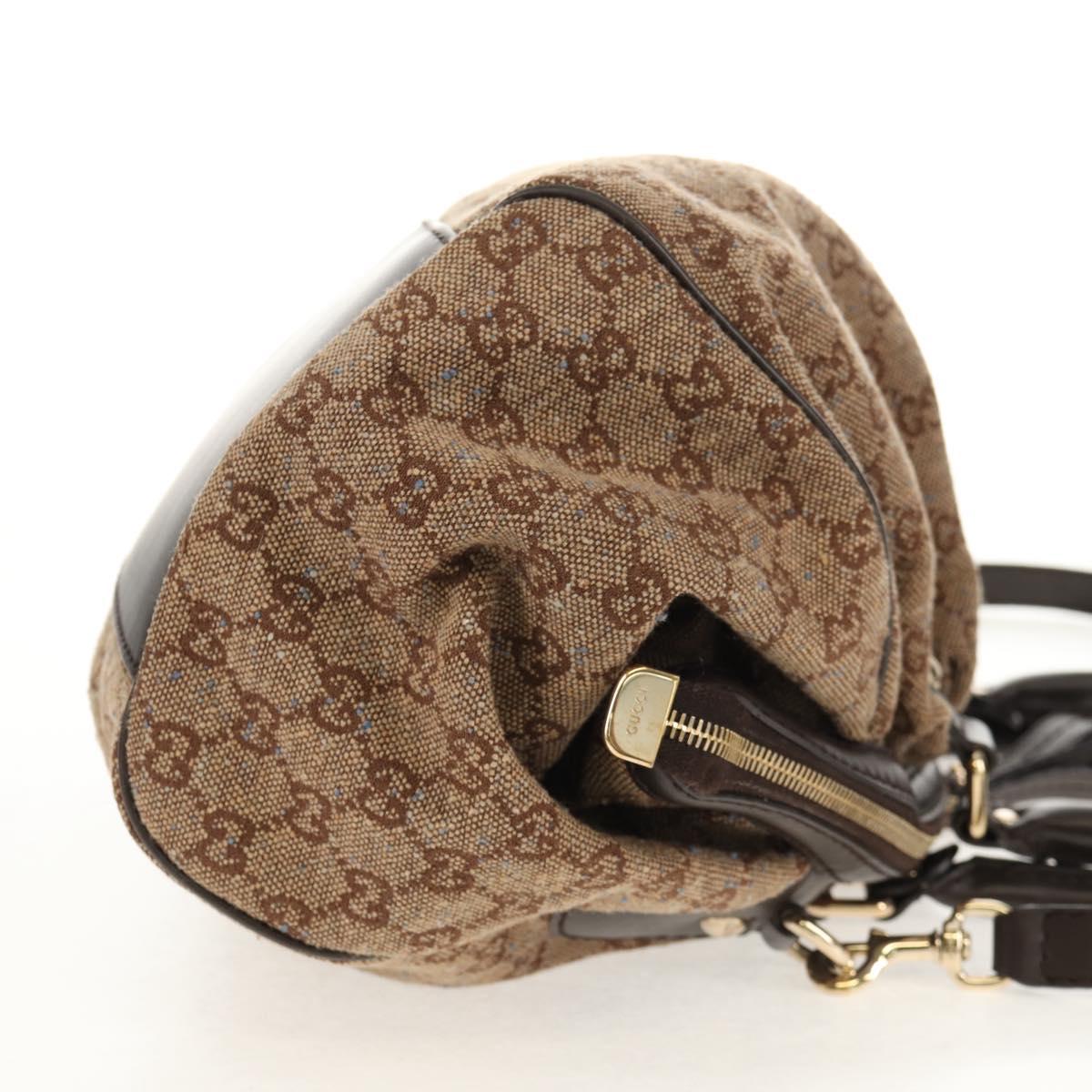 2010 Gucci Sukey GG Canvas Convertible Tote — Brown, 2-Way