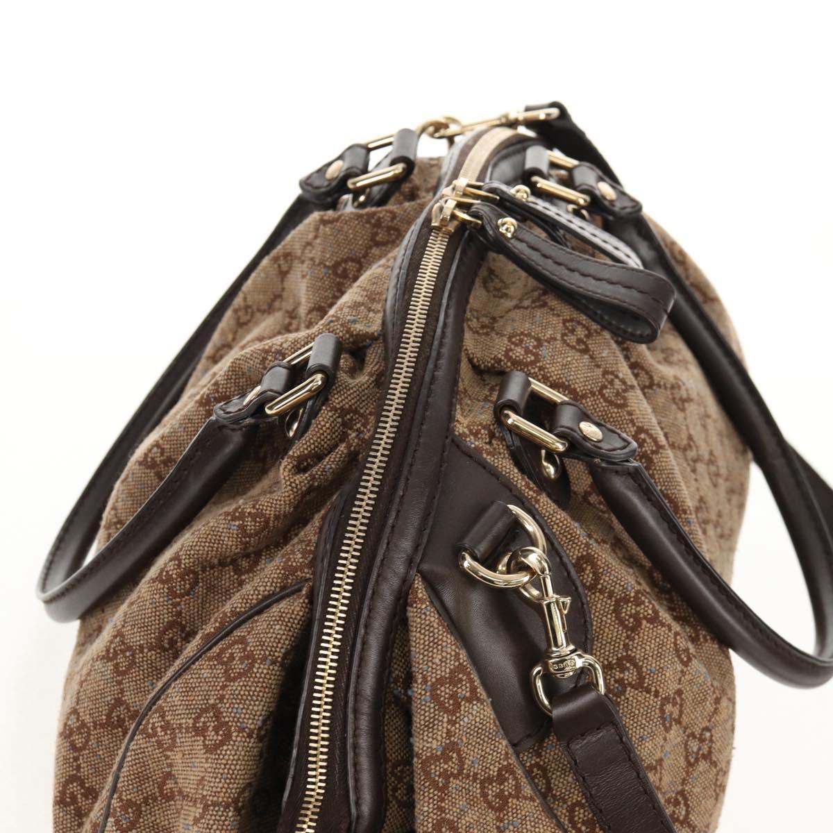 2010 Gucci Sukey GG Canvas Convertible Tote — Brown, 2-Way