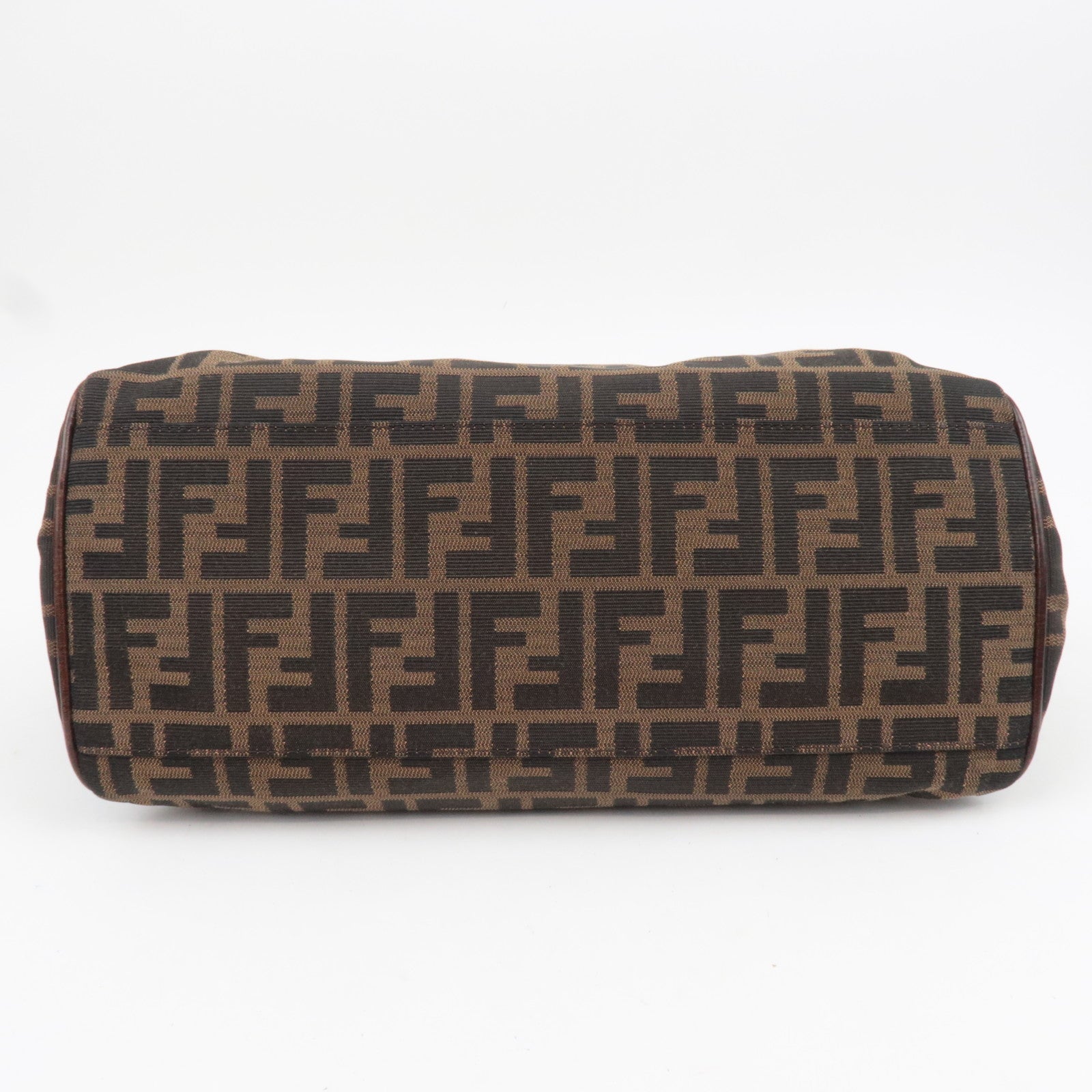 Fendi Zucca FF Canvas Leather Tote, Early 2000s