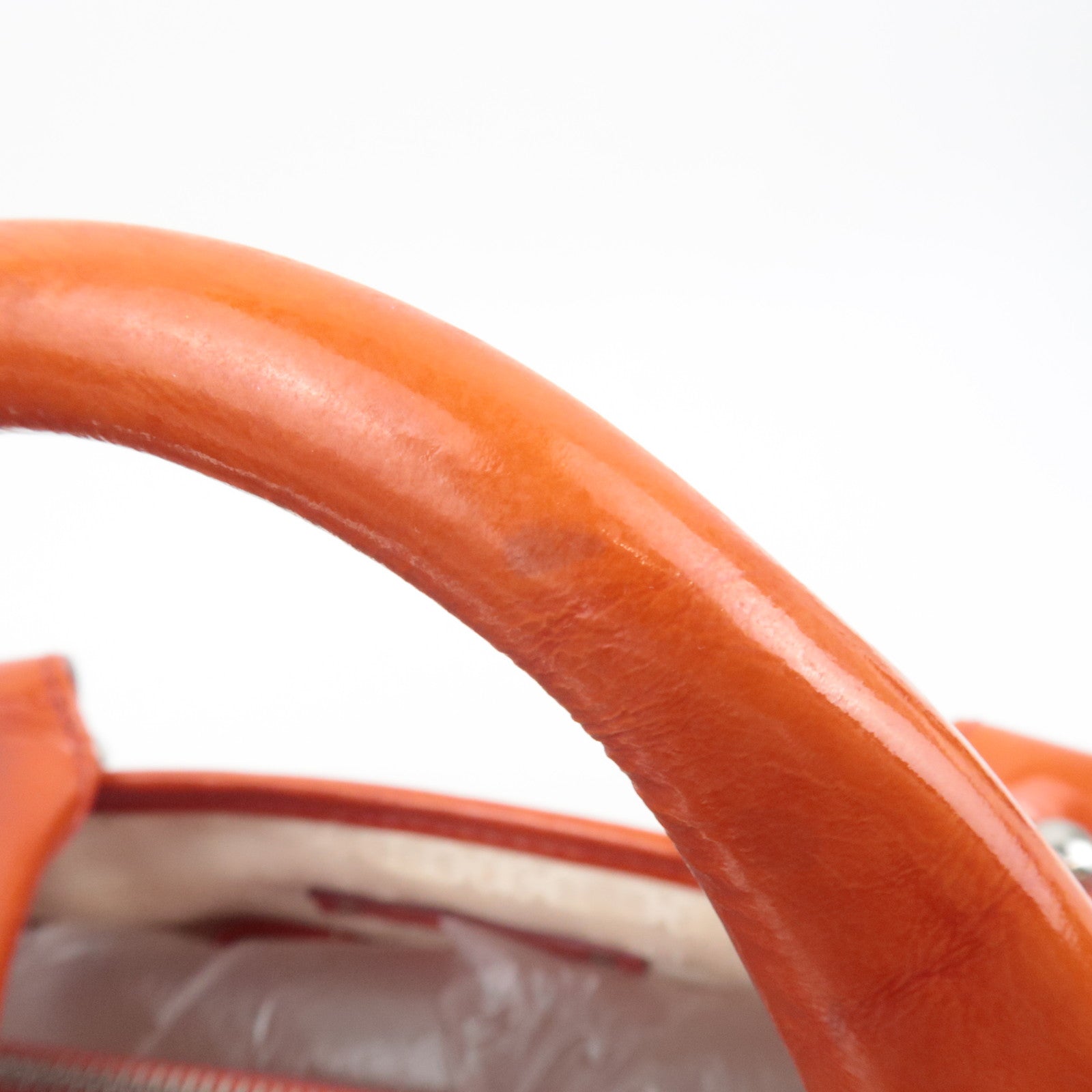 Celine Boogie Bag in Orange Patent Leather, Michael Kors Era 2002