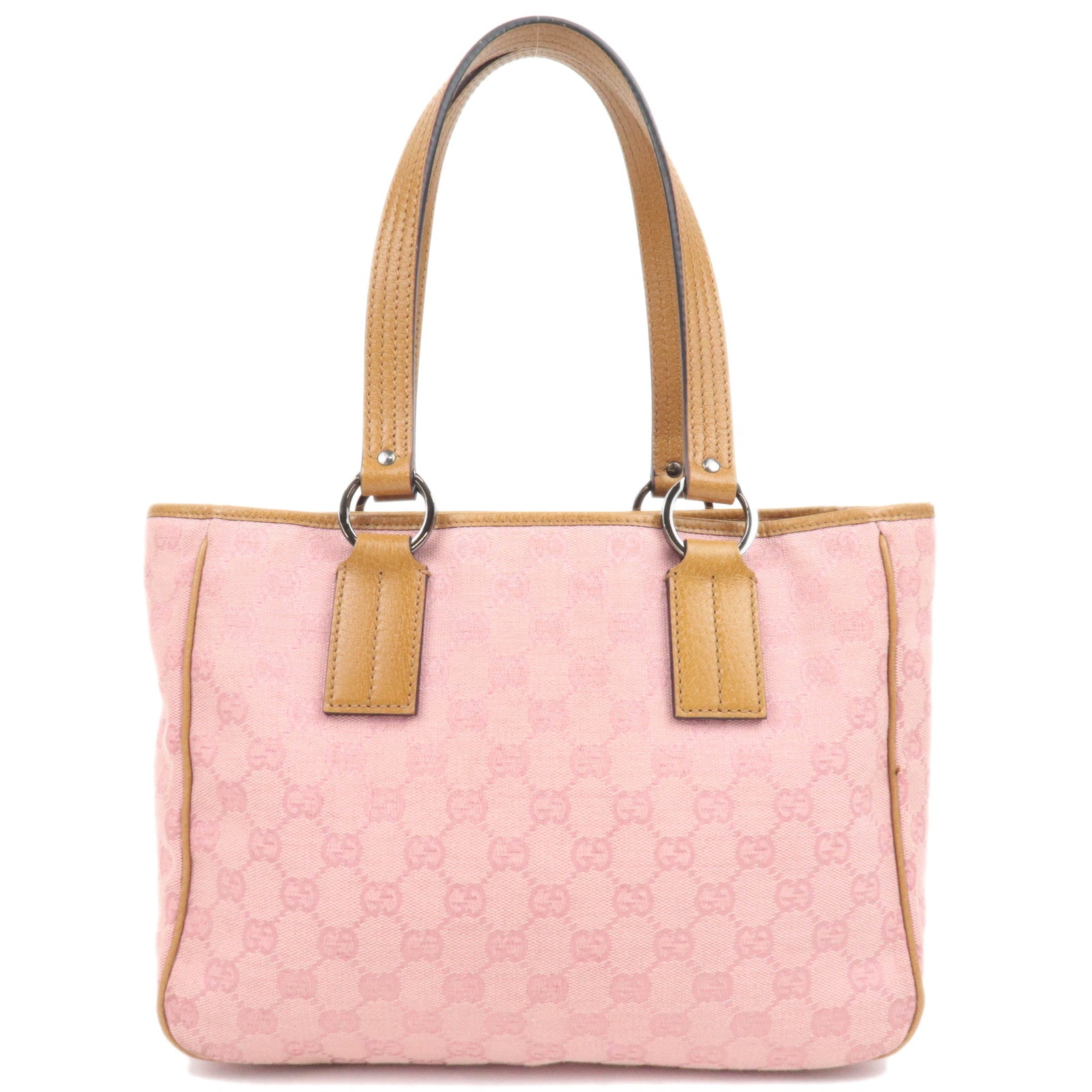 Gucci GG Monogram Canvas Tote, Light Pink, Early 2000s