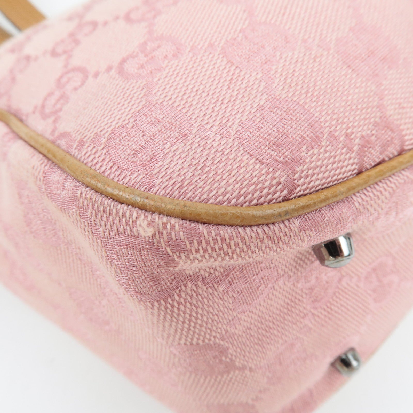Gucci GG Monogram Canvas Tote, Light Pink, Early 2000s