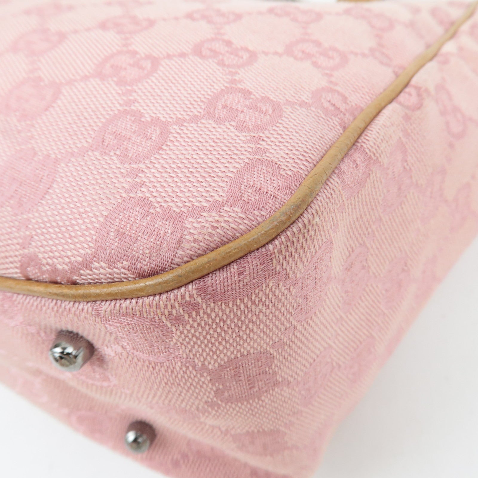 Gucci GG Monogram Canvas Tote, Light Pink, Early 2000s
