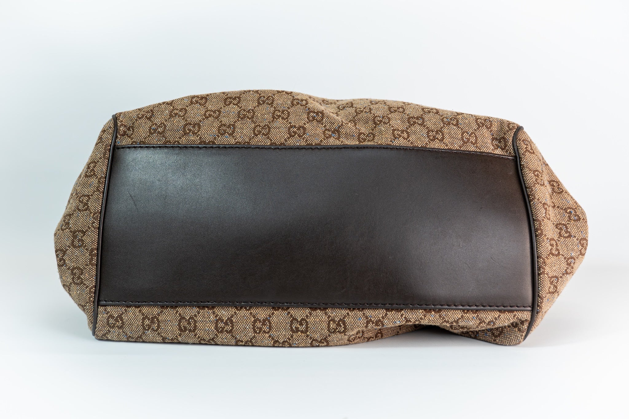 2010 Gucci Sukey GG Canvas Convertible Tote — Brown, 2-Way