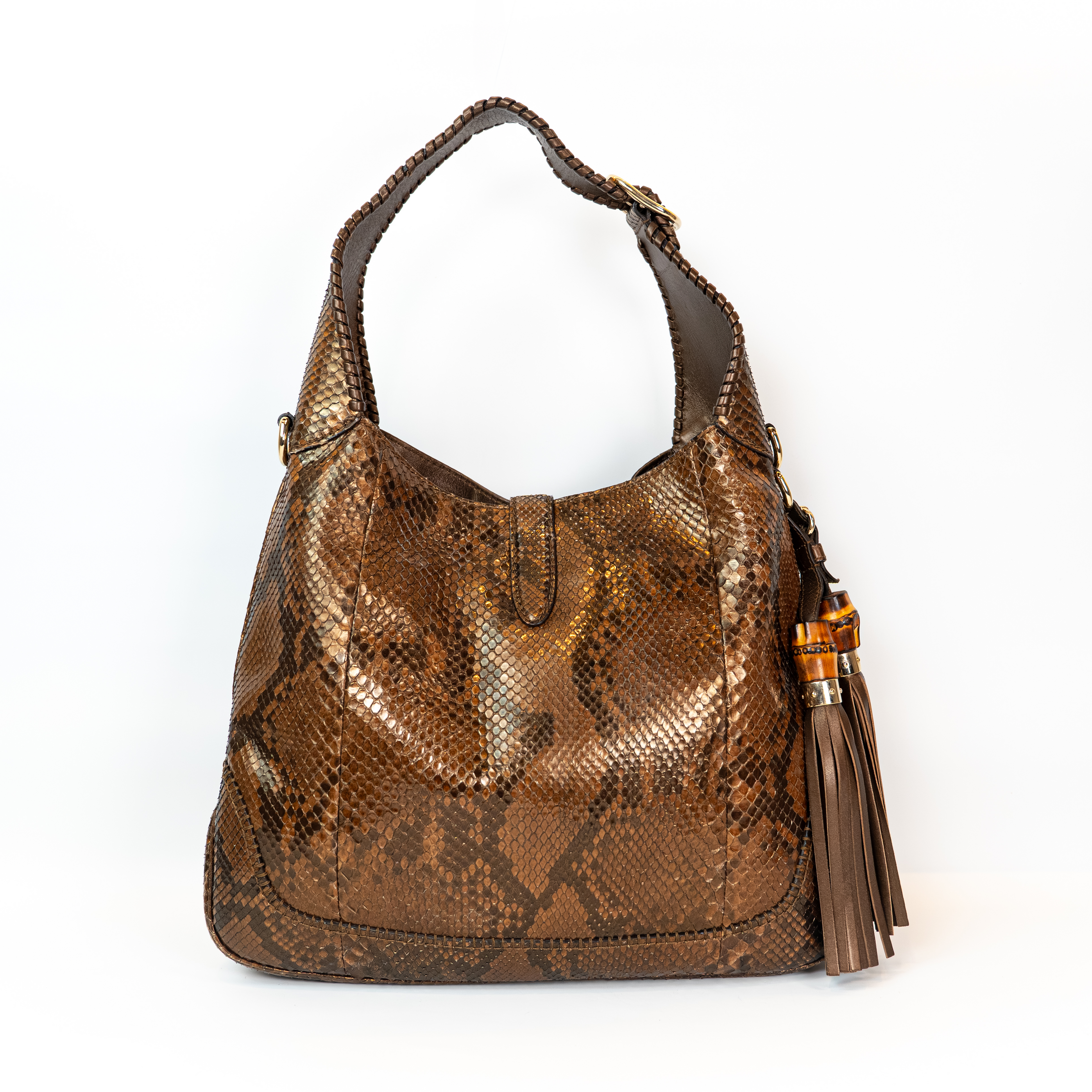 Gucci New Jackie Large Hobo in Python — Frida Giannini Era