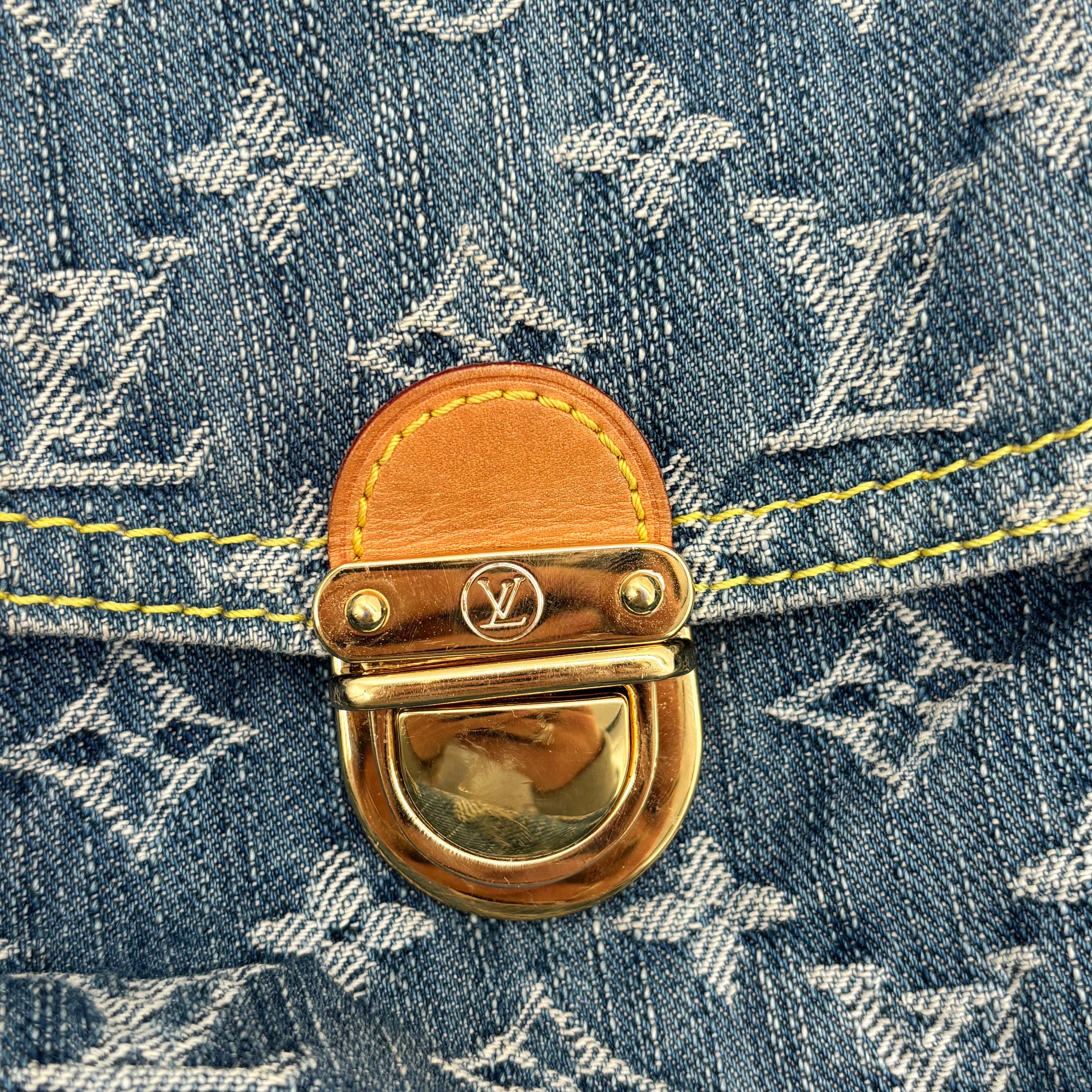 Louis Vuitton Monogram Denim Pleaty, Marc Jacobs Era