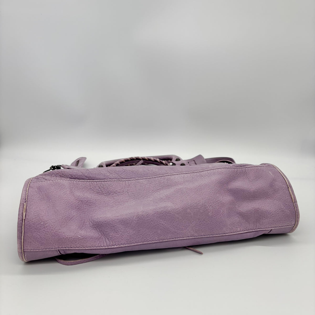 Balenciaga The City in Wisteria Lilac, Gunmetal Hardware