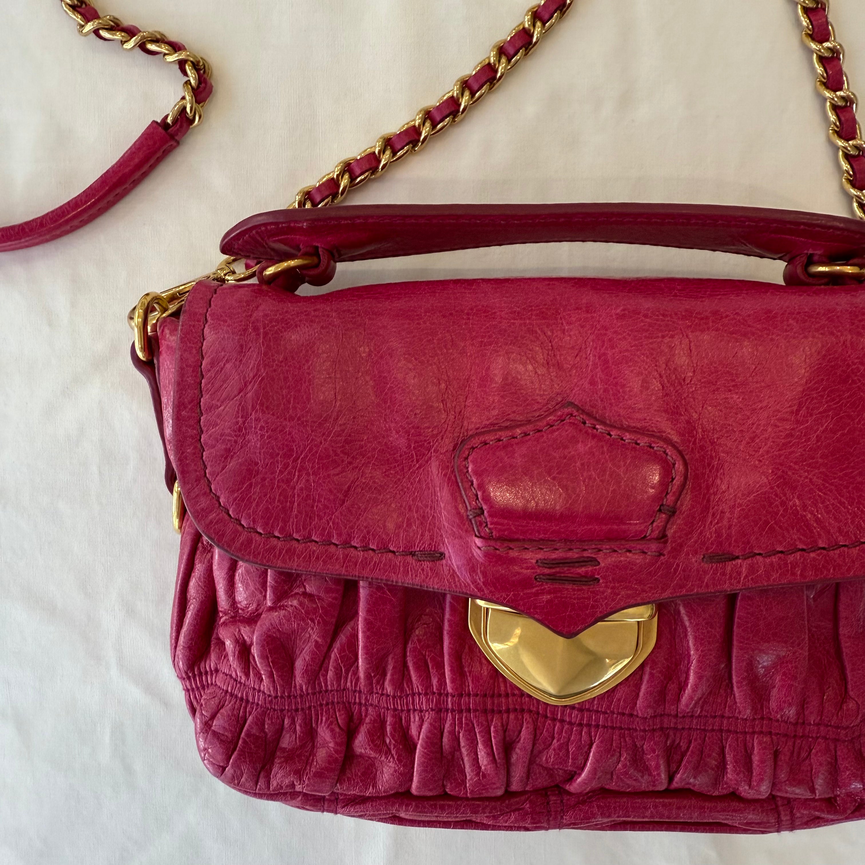 Leather Chain Shoulder Bag