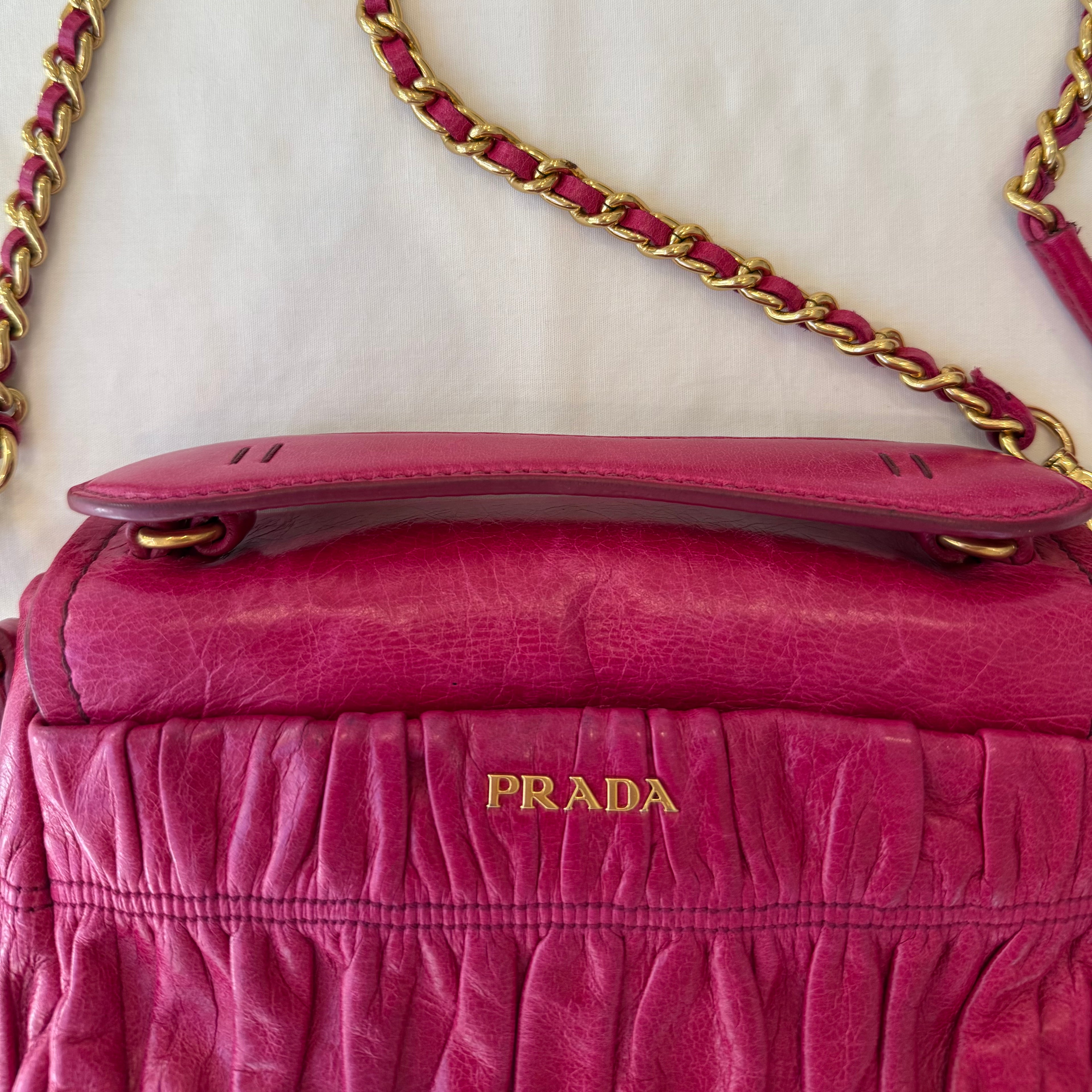 Leather Chain Shoulder Bag