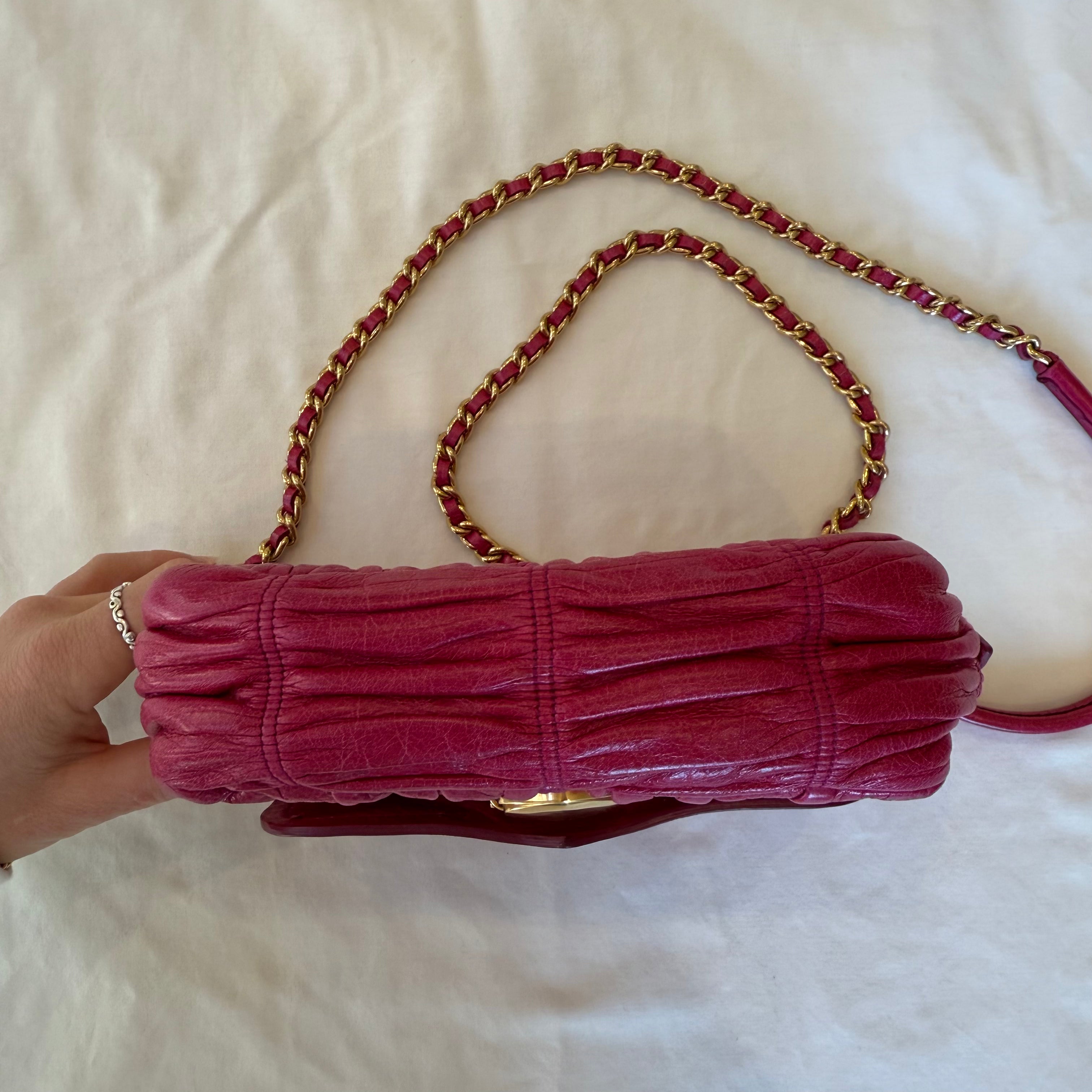 Leather Chain Shoulder Bag