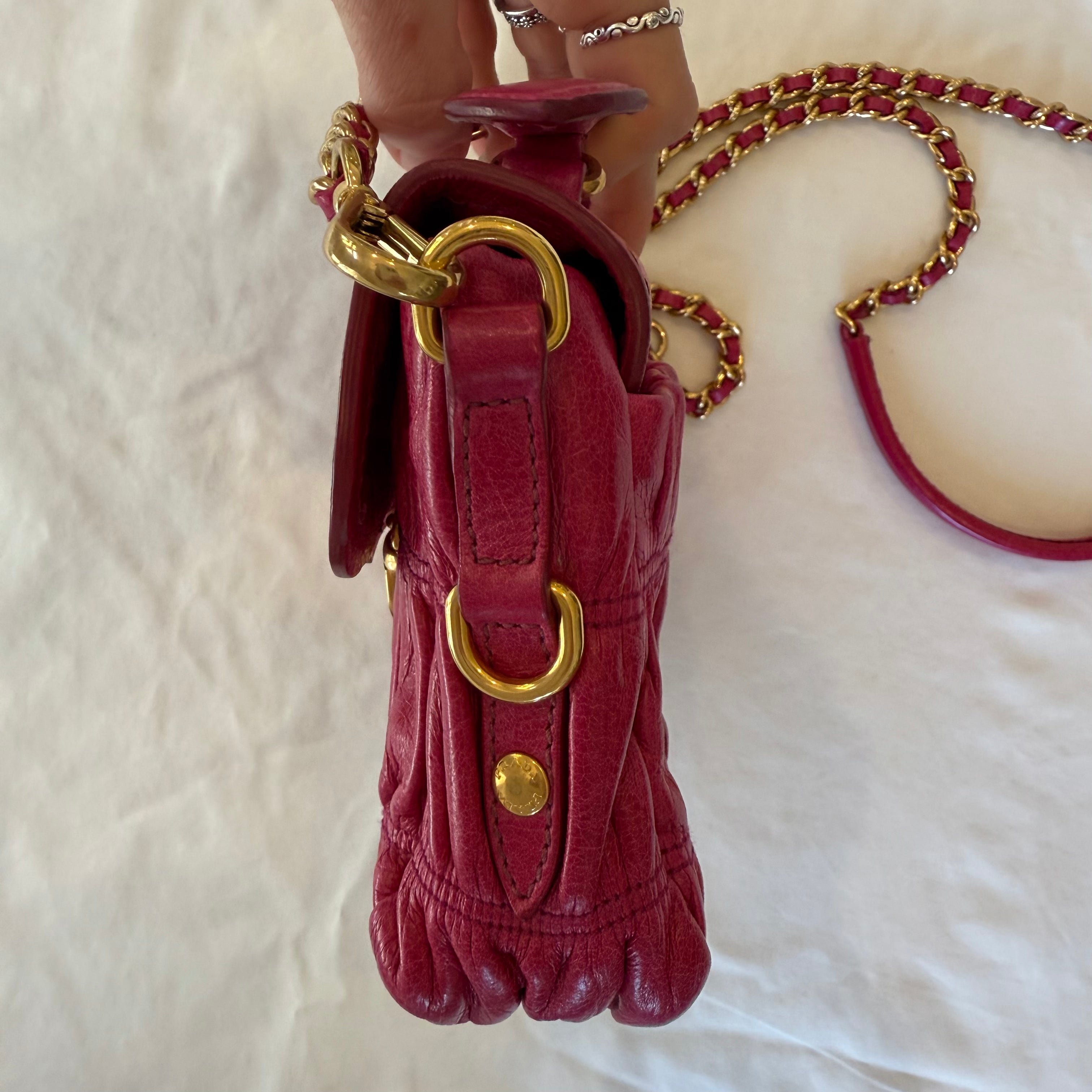 Leather Chain Shoulder Bag