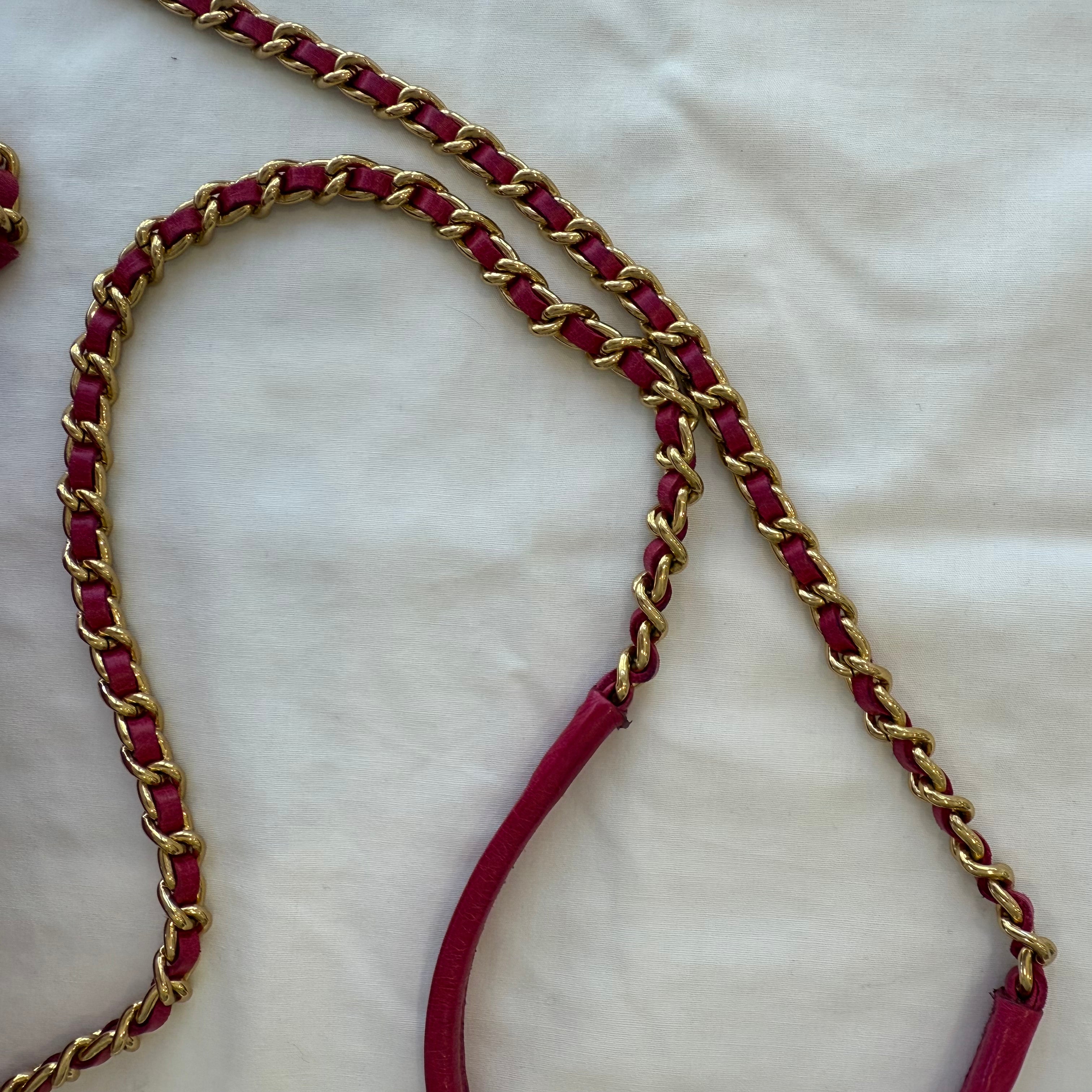 Leather Chain Shoulder Bag