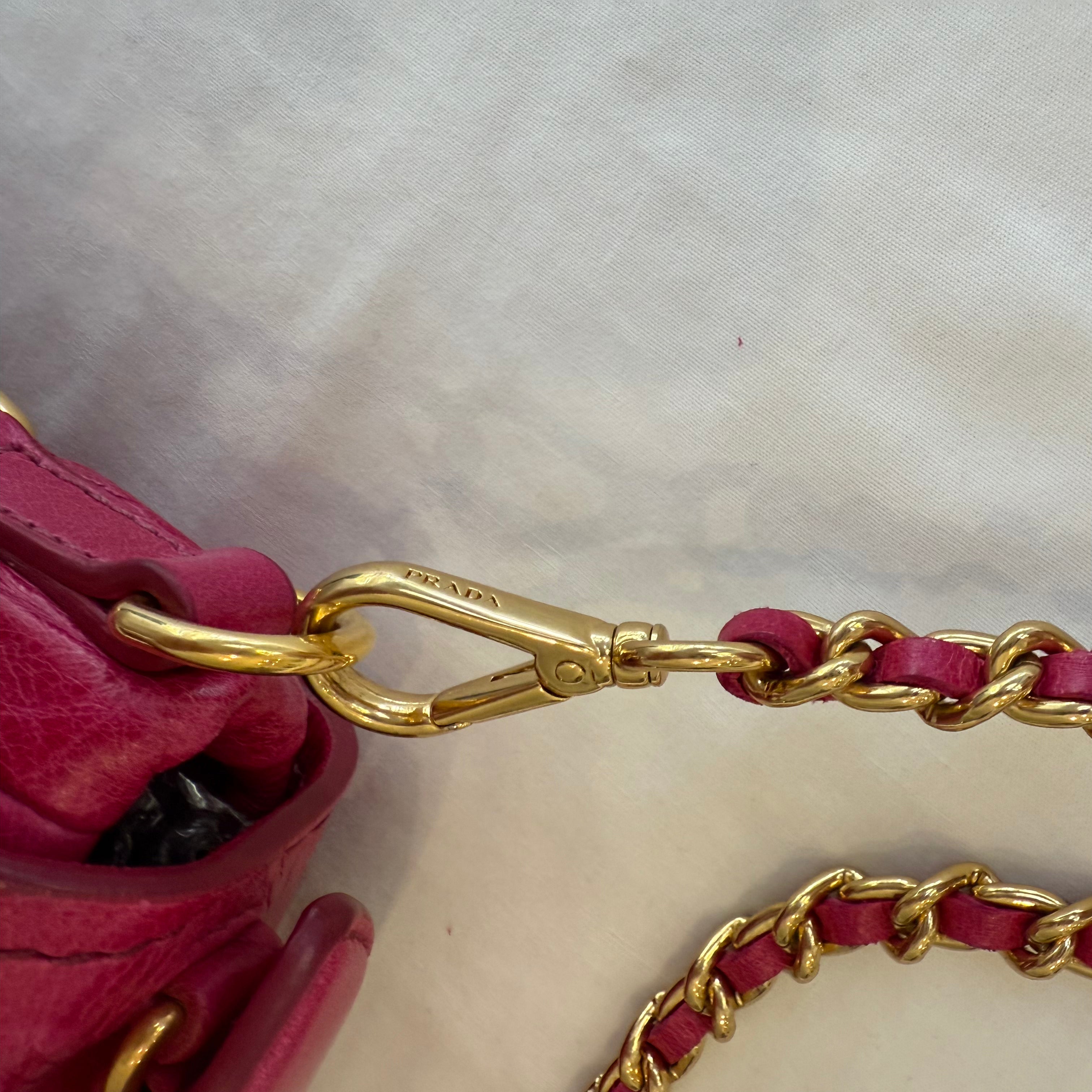 Leather Chain Shoulder Bag