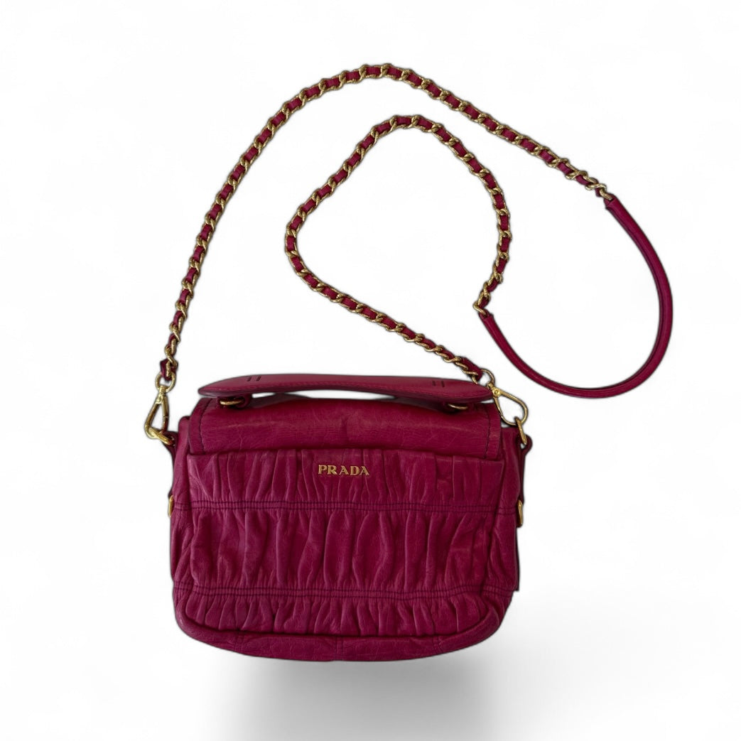 Leather Chain Shoulder Bag