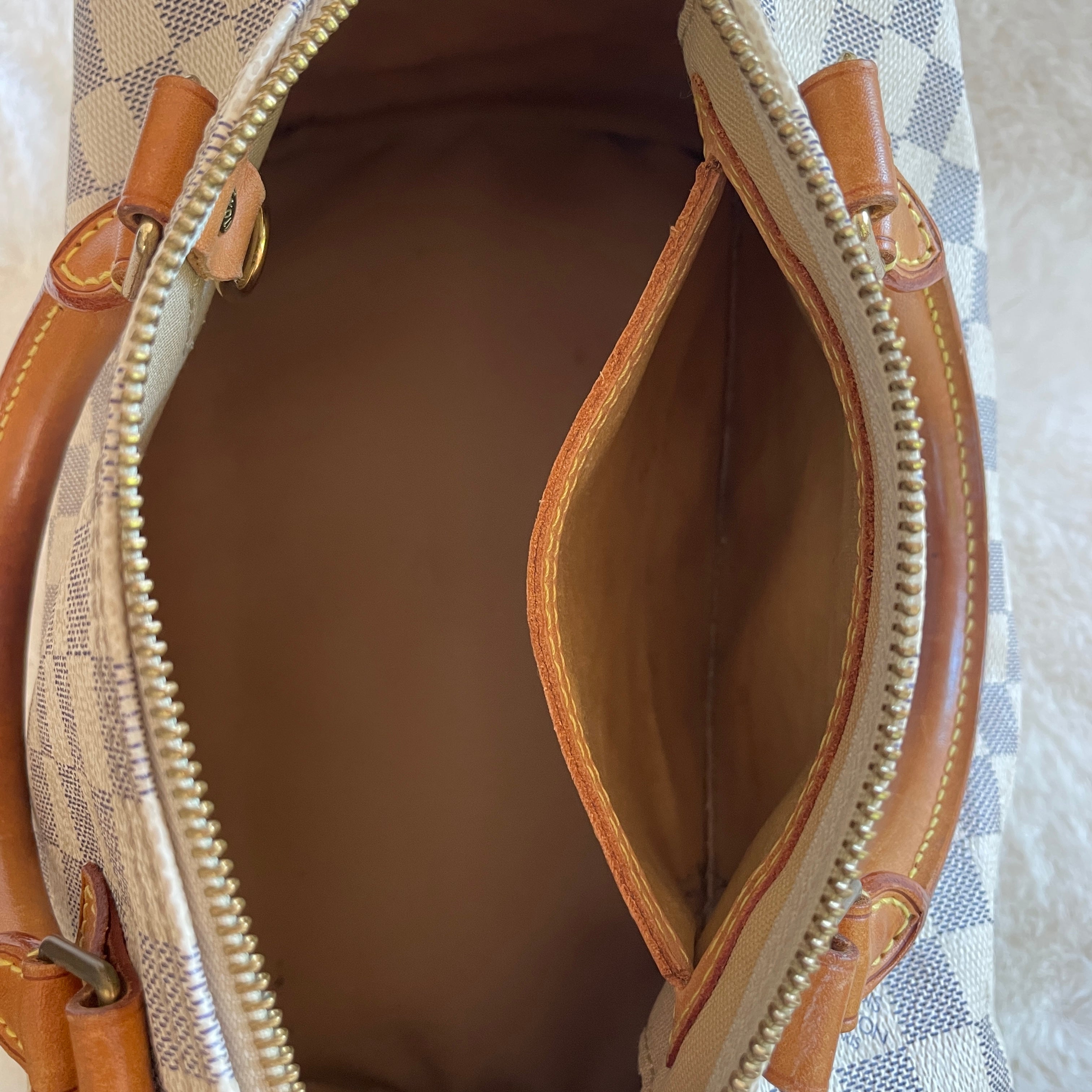 Damier Azur Speedy 30 — Made in France