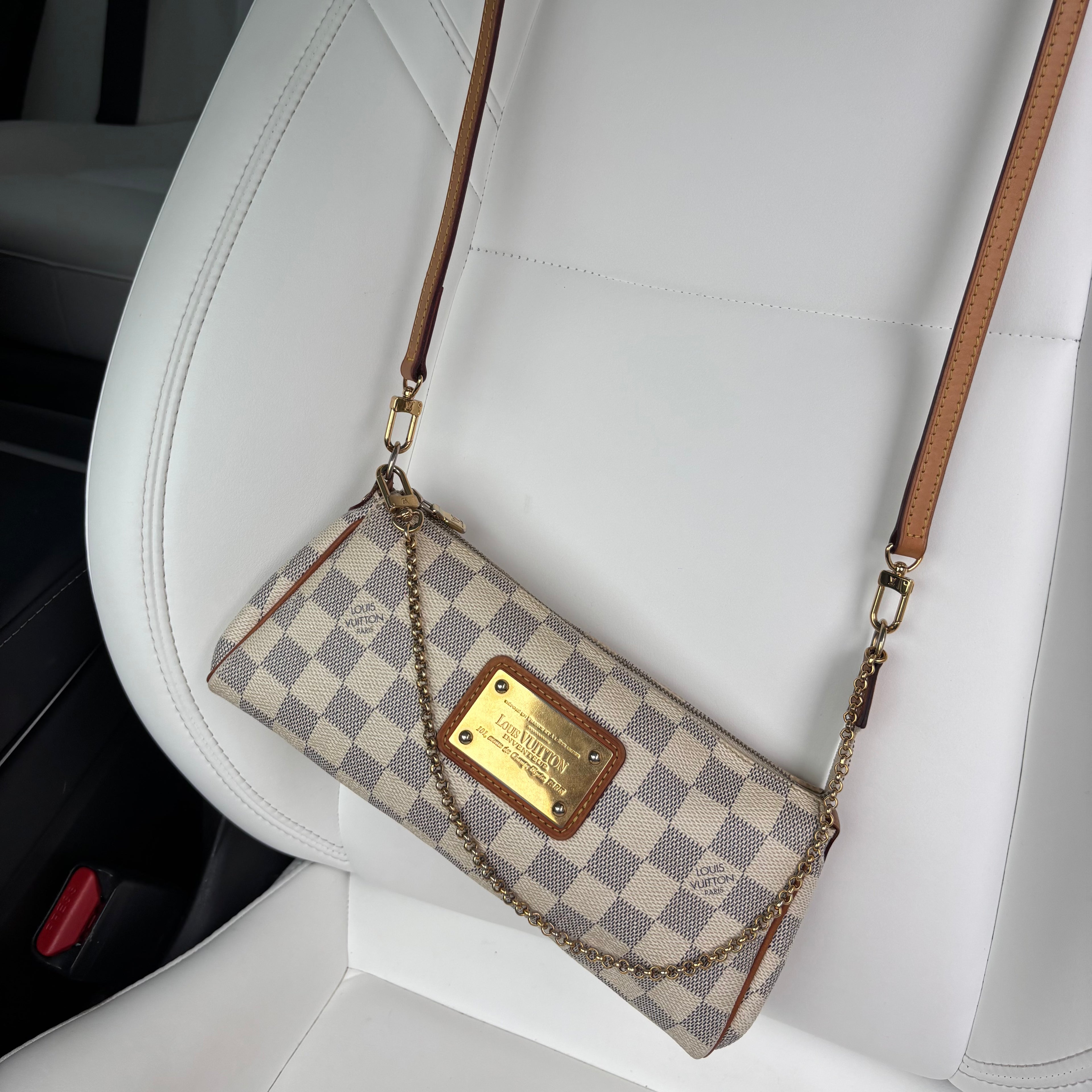 Damier Azur Eva Shoulder Bag 2-Way