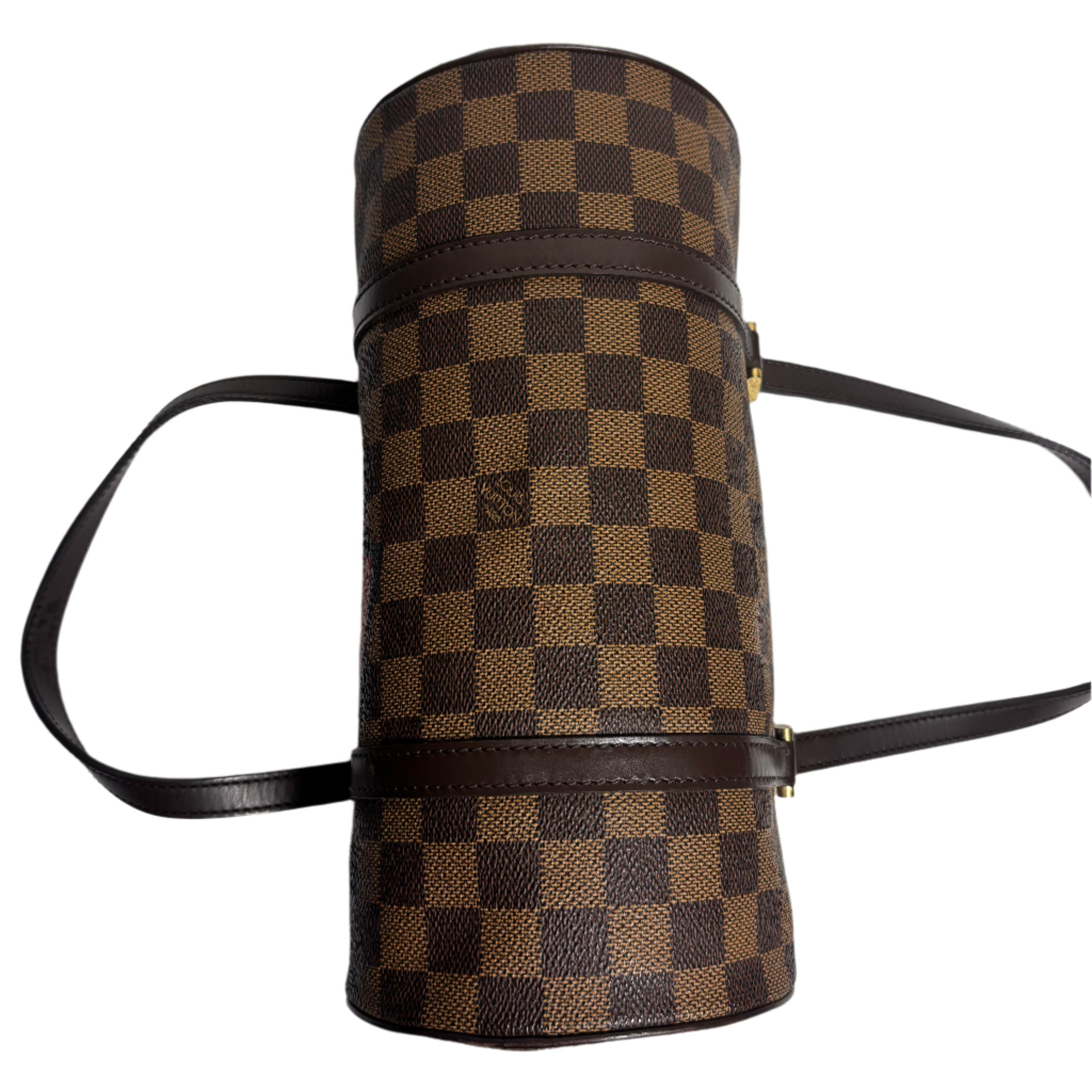 Louis Vuitton 2003 Damier Ebène Papillon 26 — Hand-Painted Artist Edition