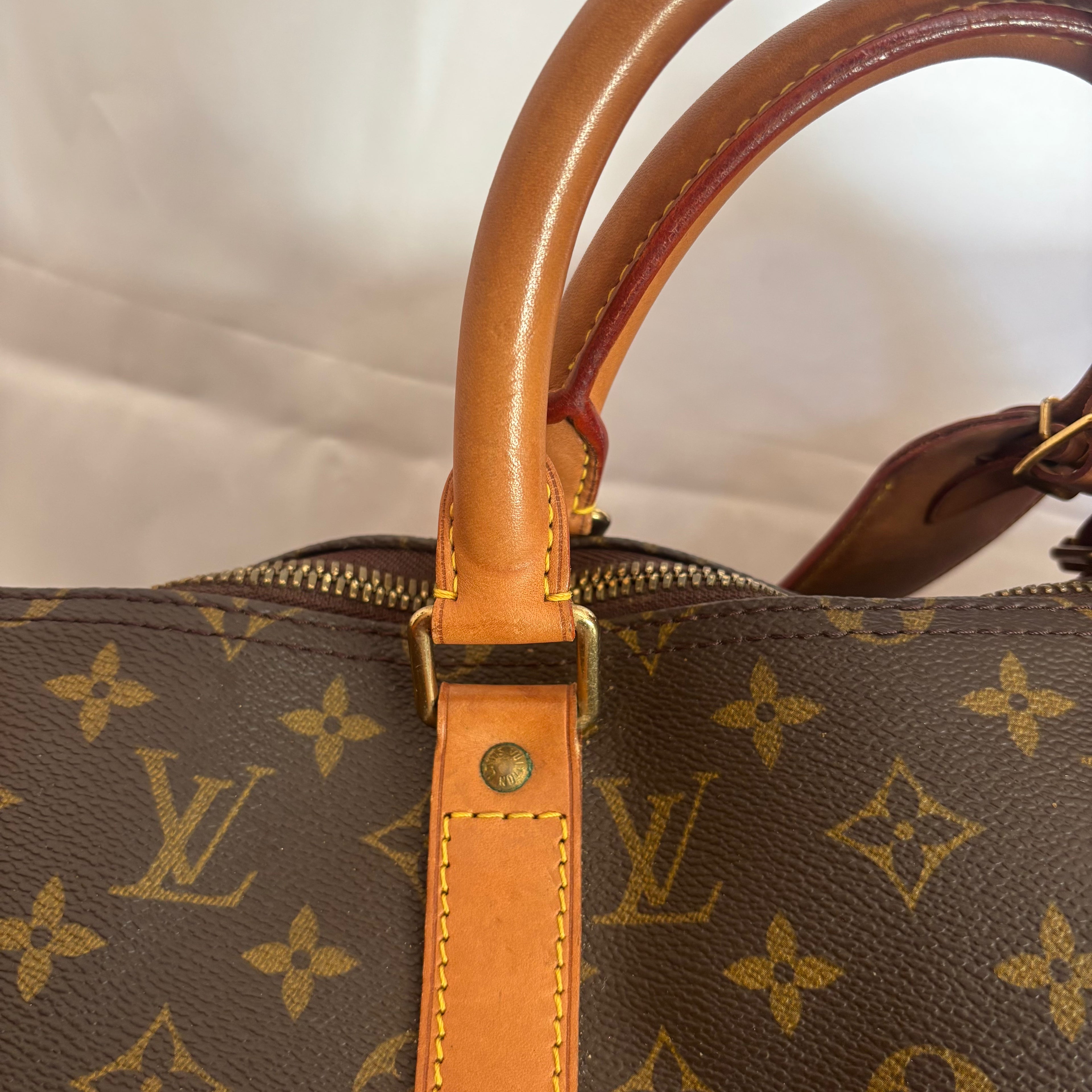 Monogram Keepall 50 Bandoulière — Classic Travel Bag, Made in France