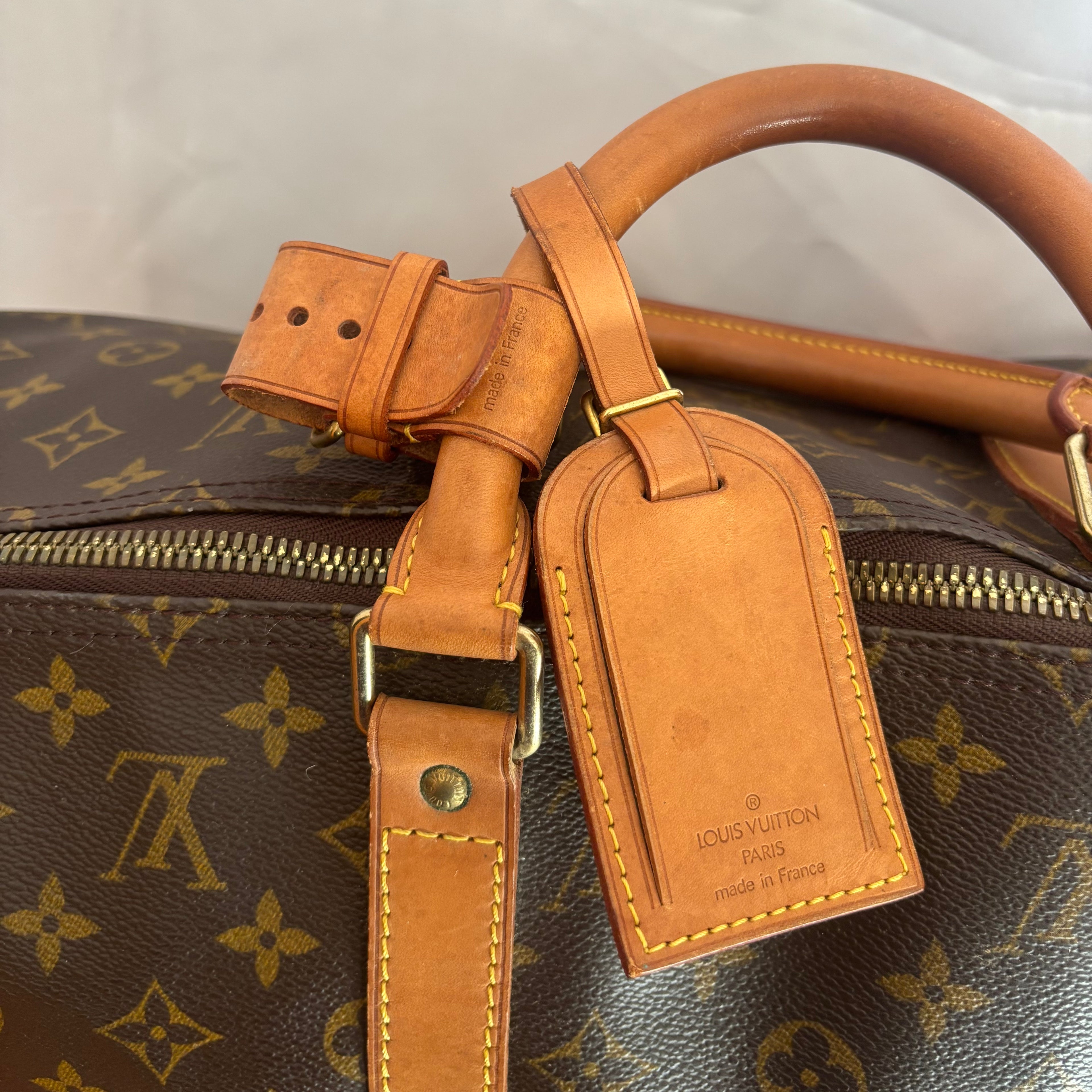 Monogram Keepall 50 Bandoulière — Classic Travel Bag, Made in France