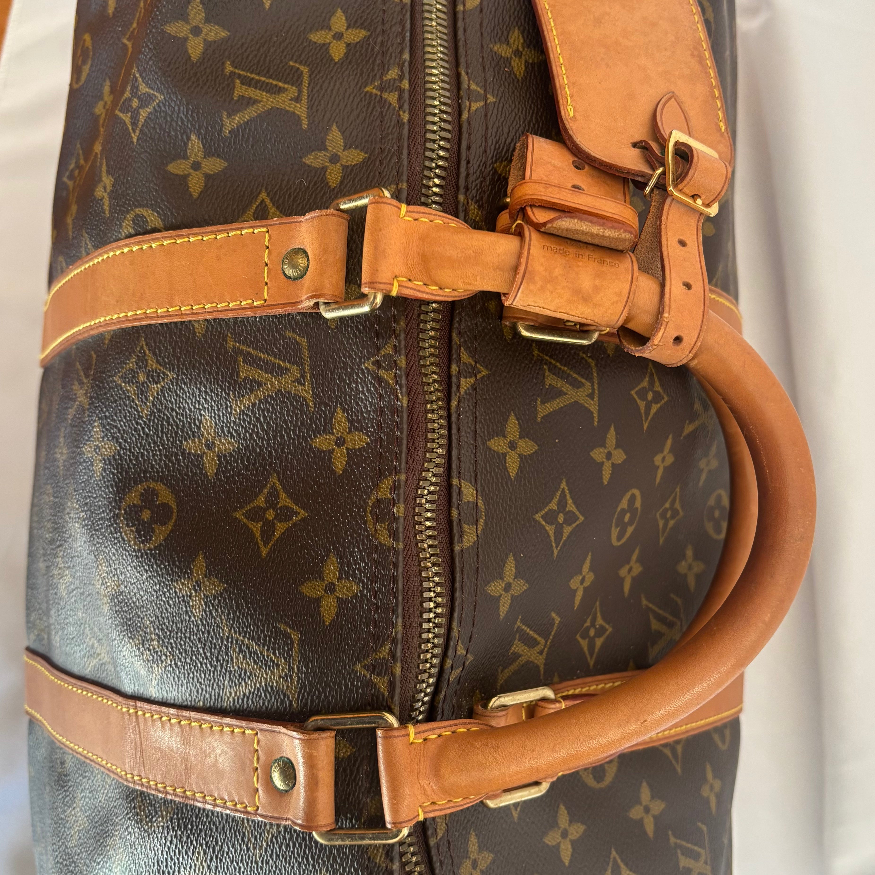 Monogram Keepall 50 Bandoulière — Classic Travel Bag, Made in France