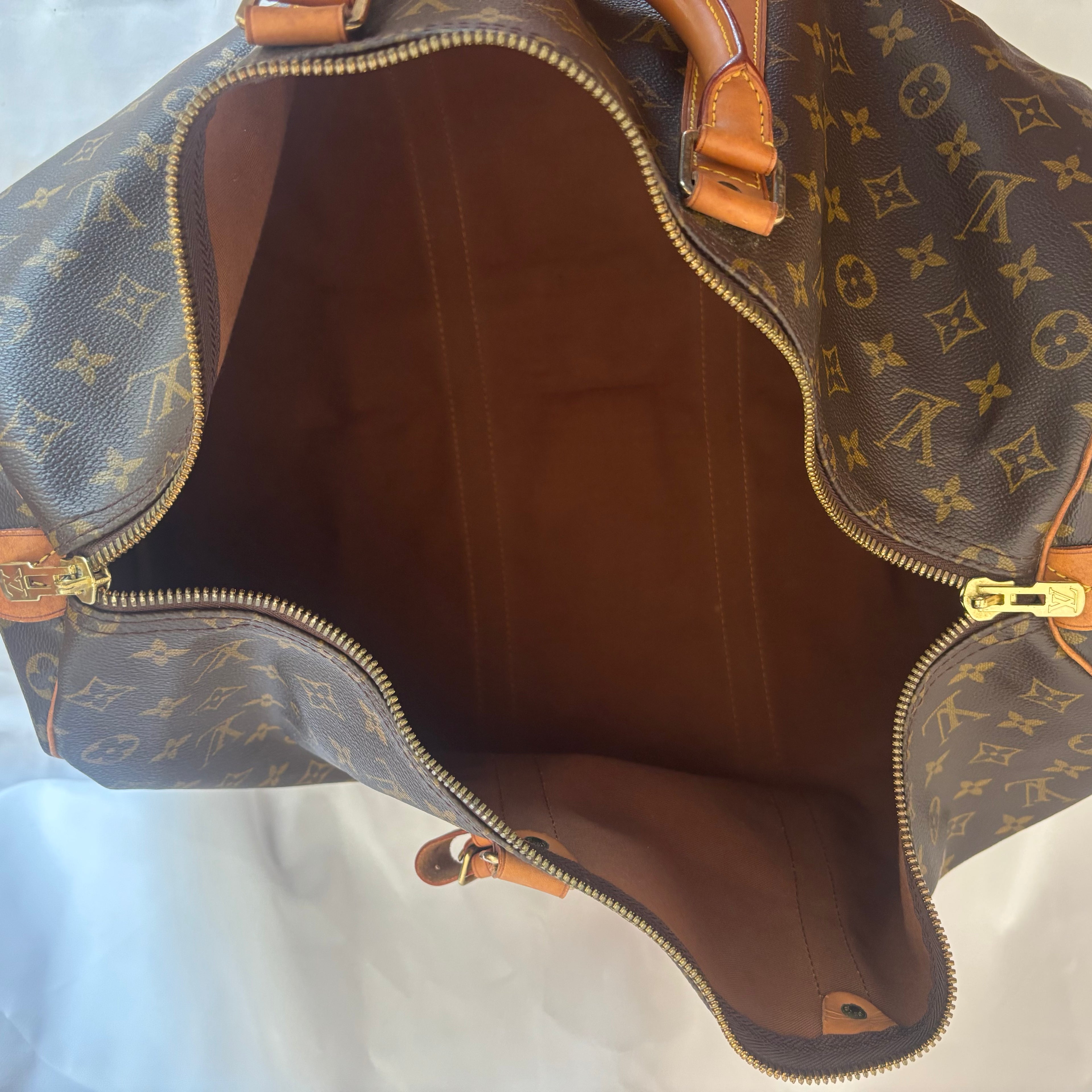 Monogram Keepall 50 Bandoulière — Classic Travel Bag, Made in France