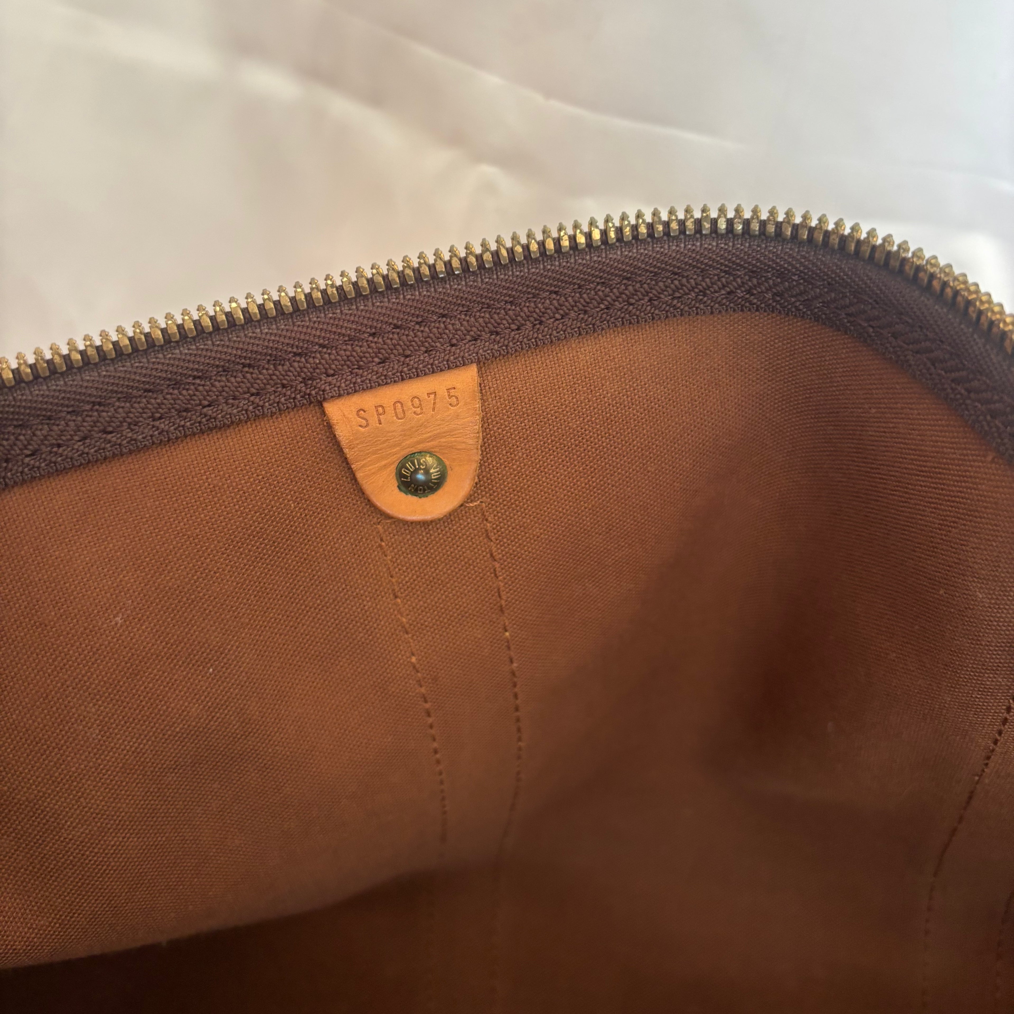 Monogram Keepall 50 Bandoulière — Classic Travel Bag, Made in France