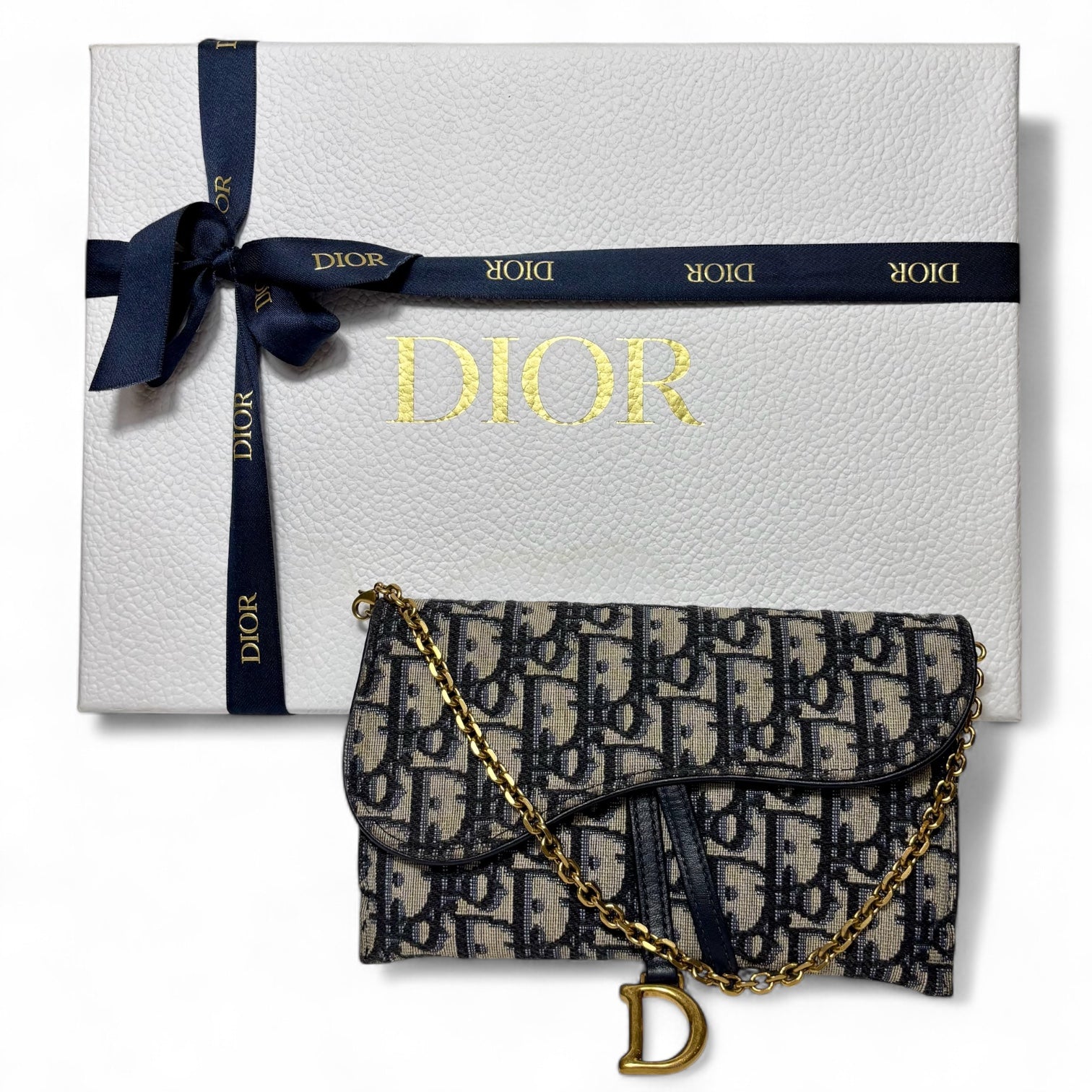 Small Saddle Pouch with Chain