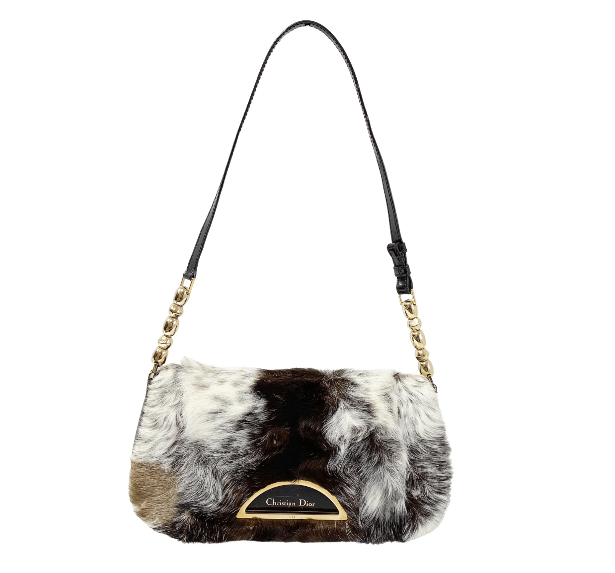 Malice Pearl Fur/Leather Bag