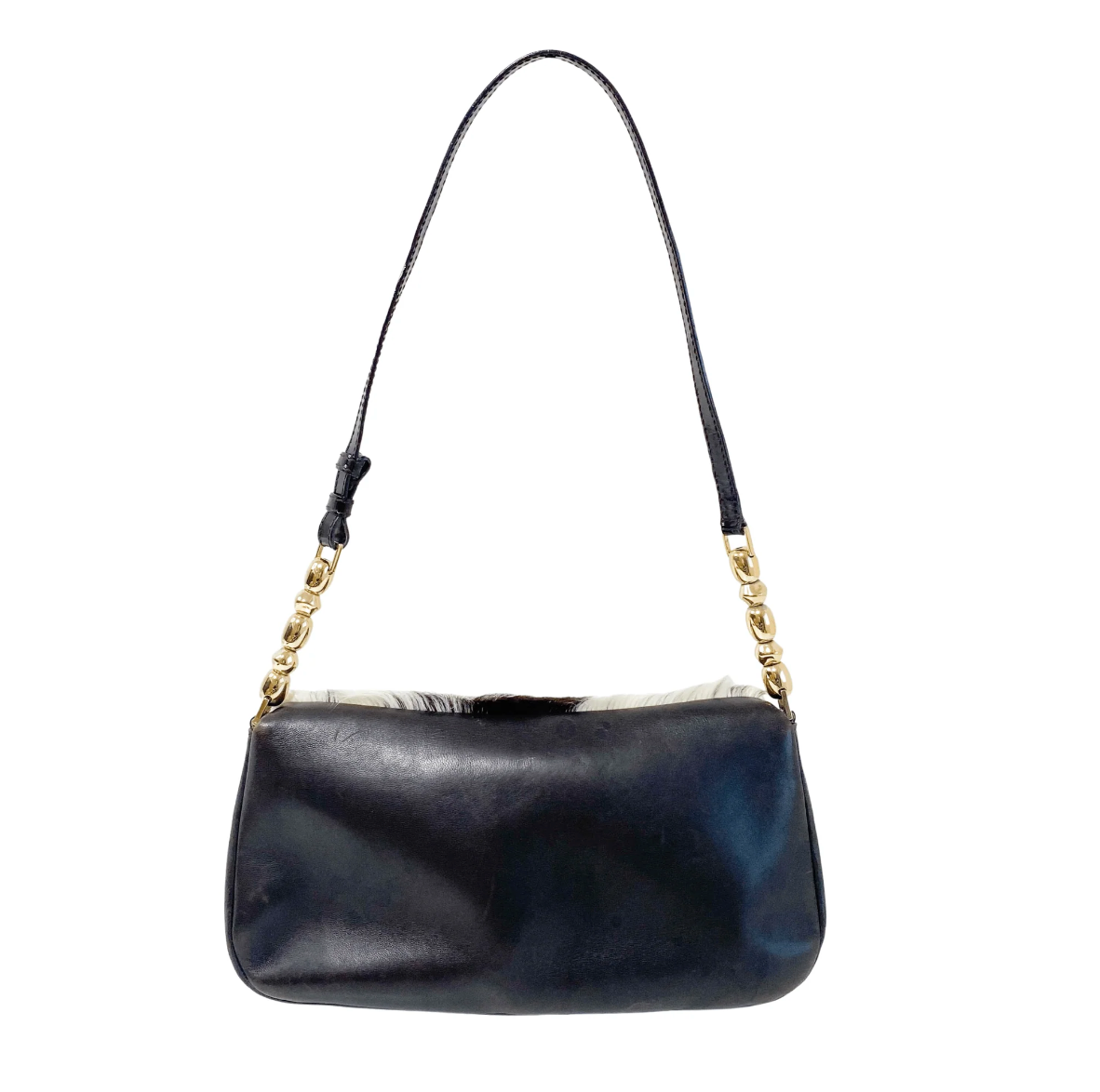 Malice Pearl Fur/Leather Bag