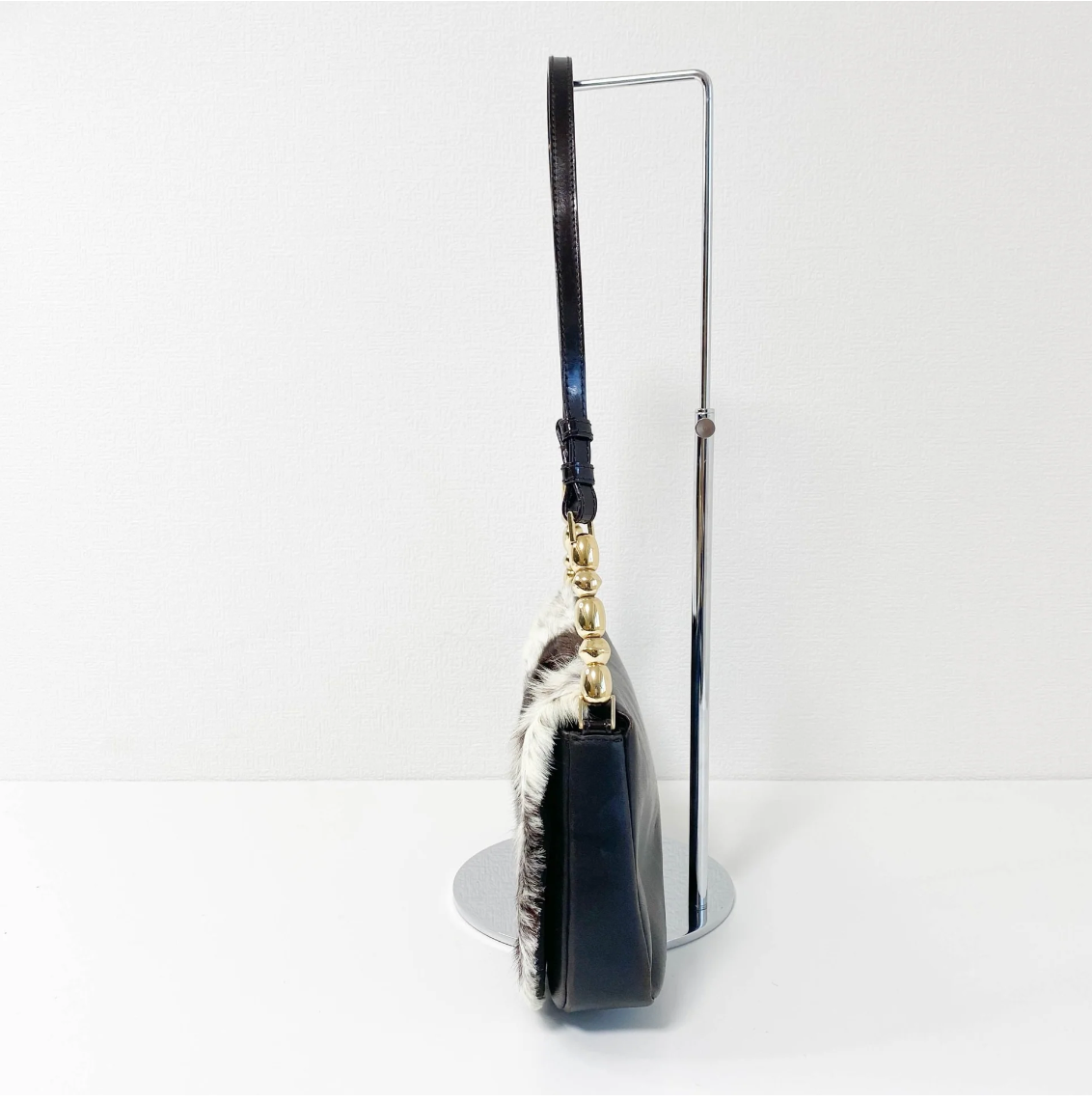 Malice Pearl Fur/Leather Bag