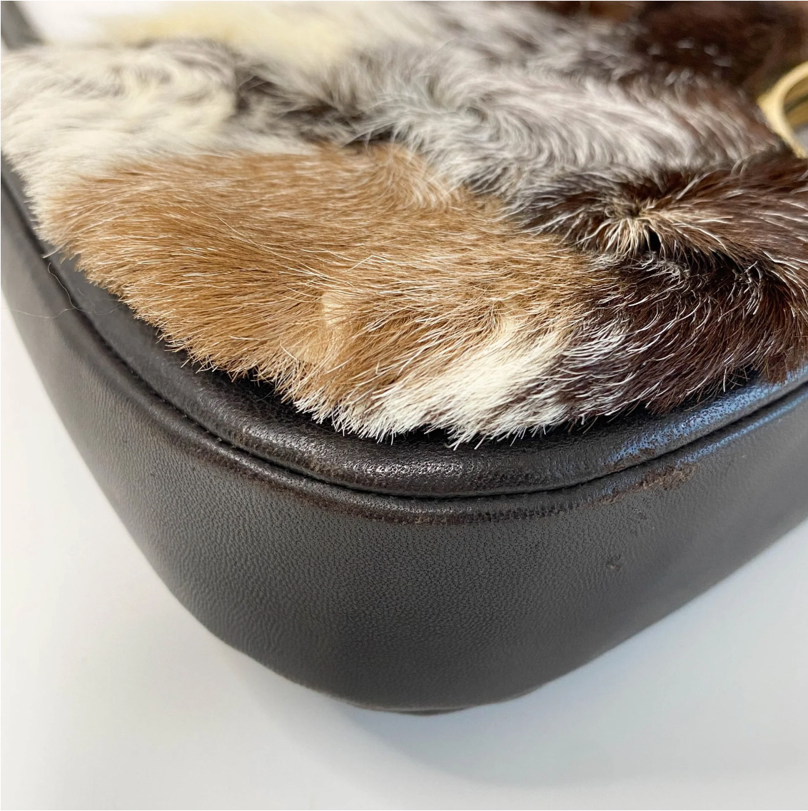 Malice Pearl Fur/Leather Bag