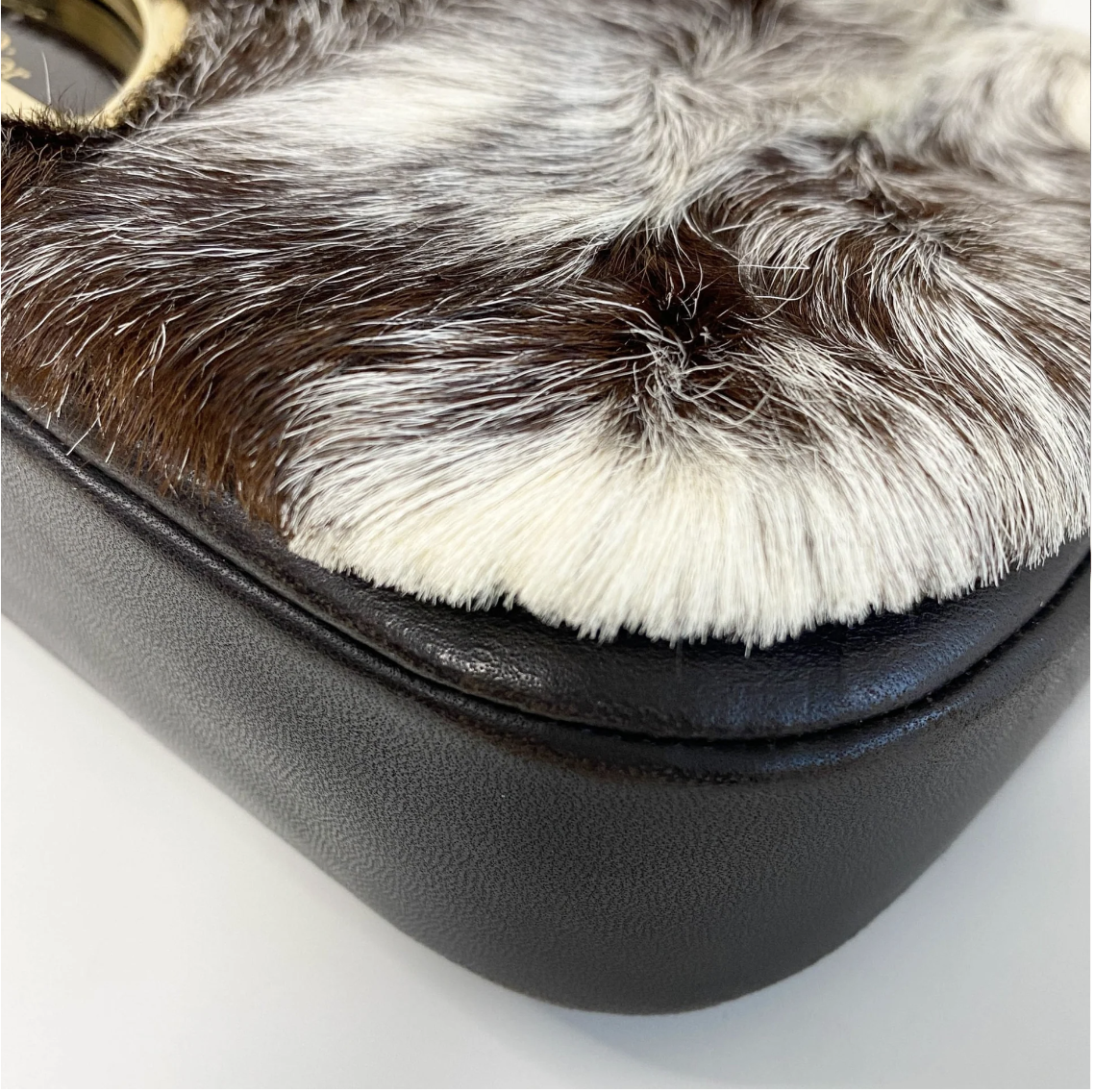 Malice Pearl Fur/Leather Bag