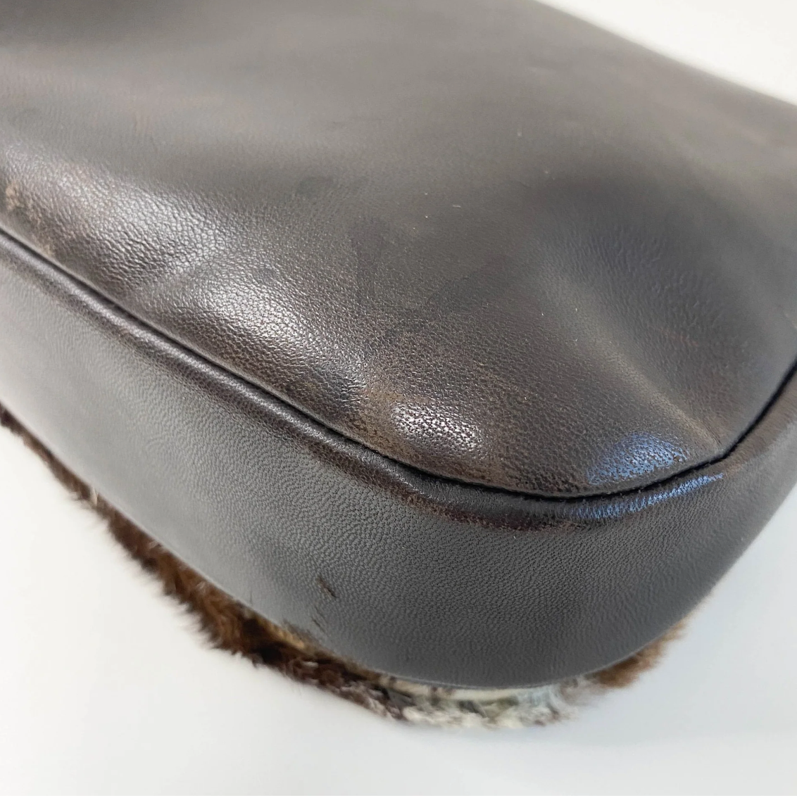 Malice Pearl Fur/Leather Bag