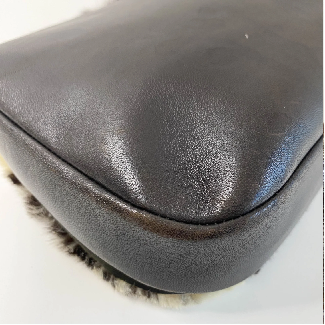 Malice Pearl Fur/Leather Bag