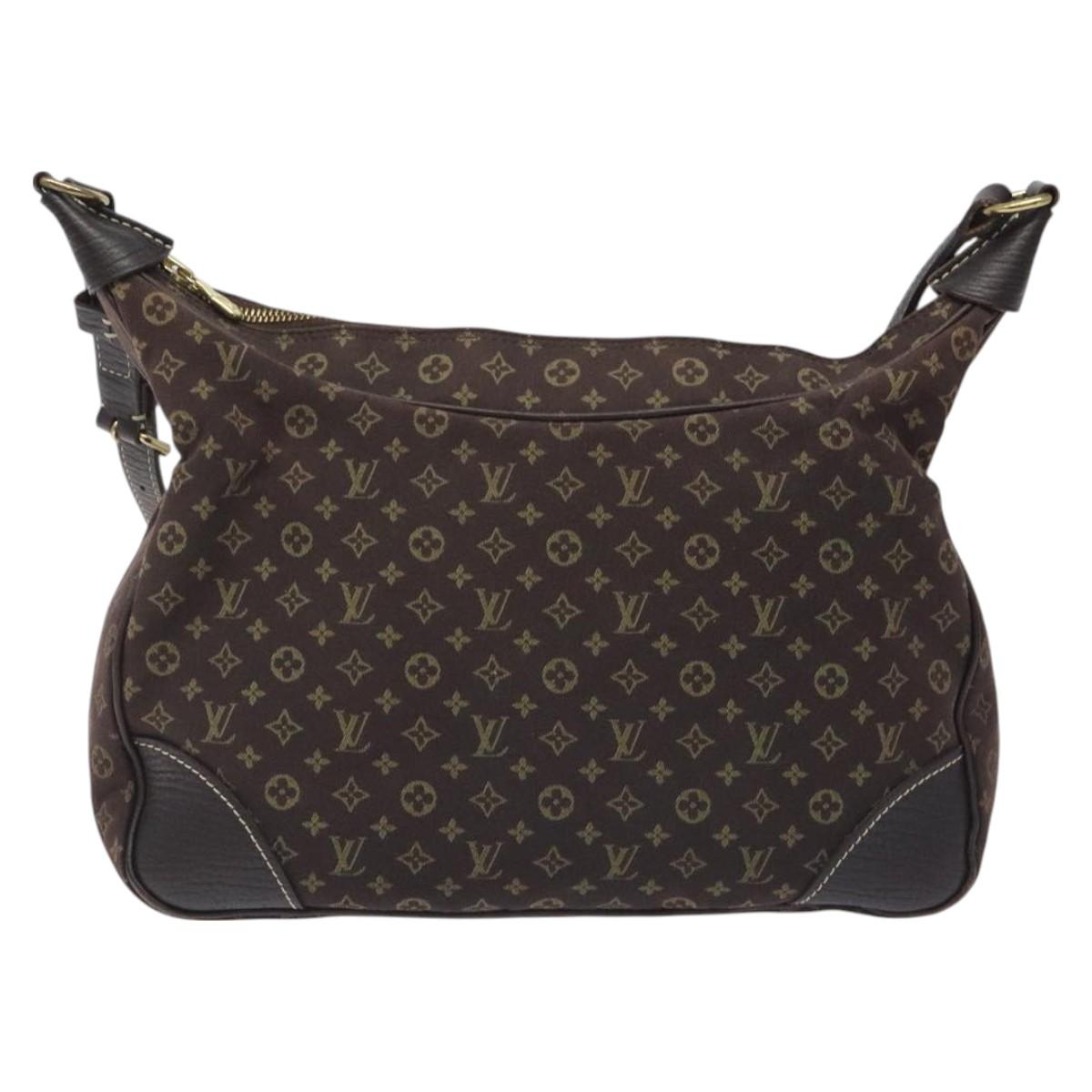 Monogram Mini Lin Canvas Boulogne Shoulder Bag