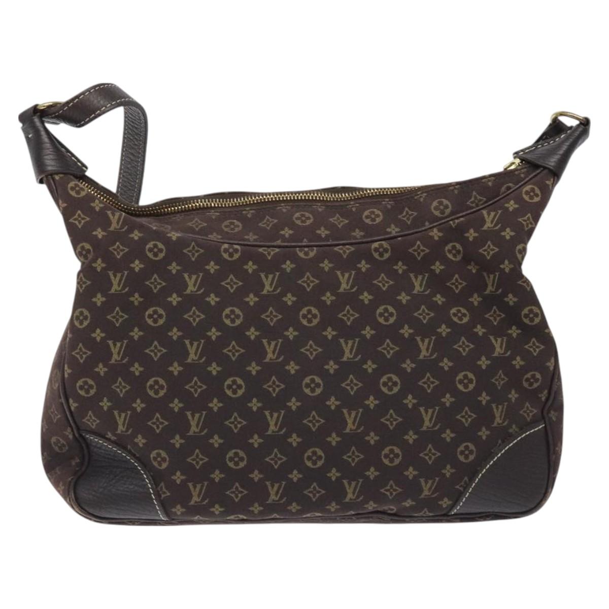 Monogram Mini Lin Canvas Boulogne Shoulder Bag
