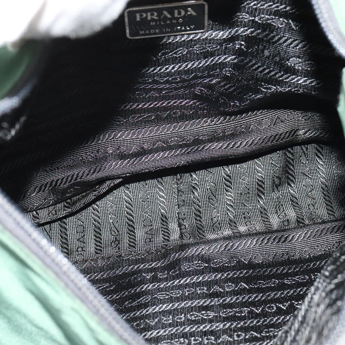 Nylon Green Shoulder Bag