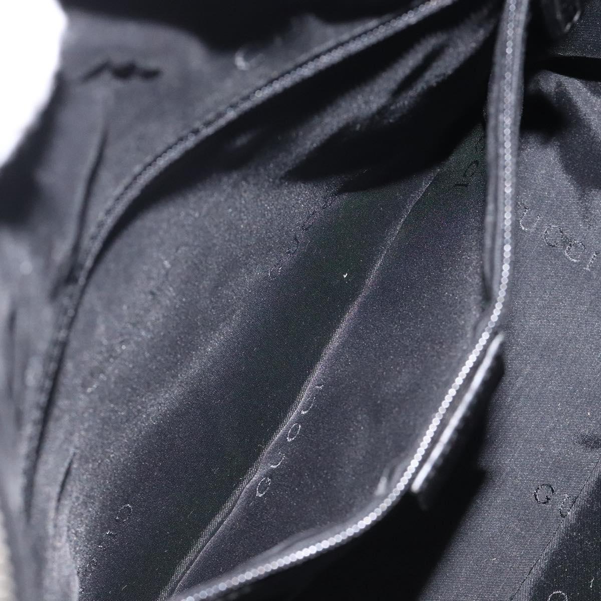 Early 2000s Gucci Black Leather Shoulder Bag