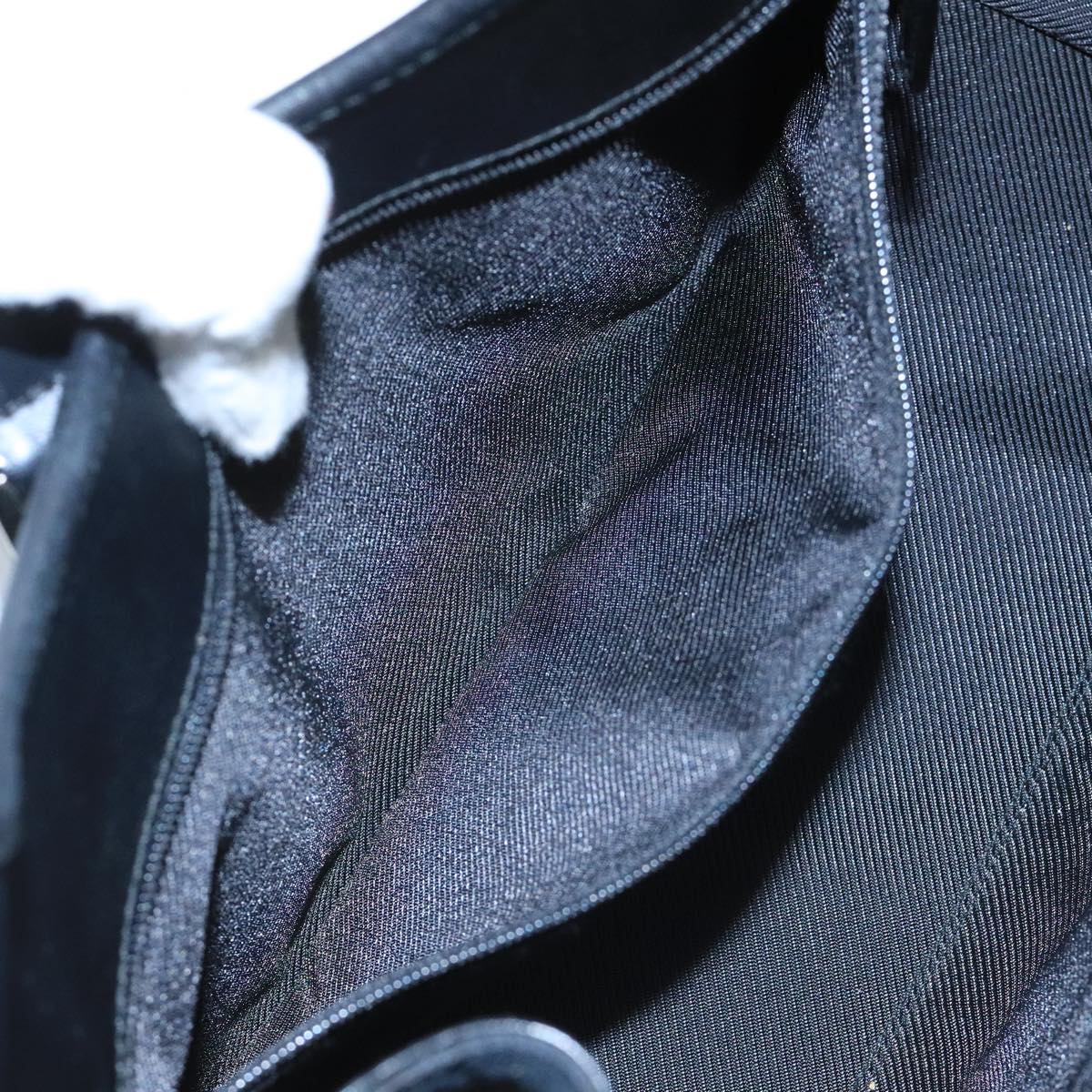 Jackie GG Canvas Hand Bag Black